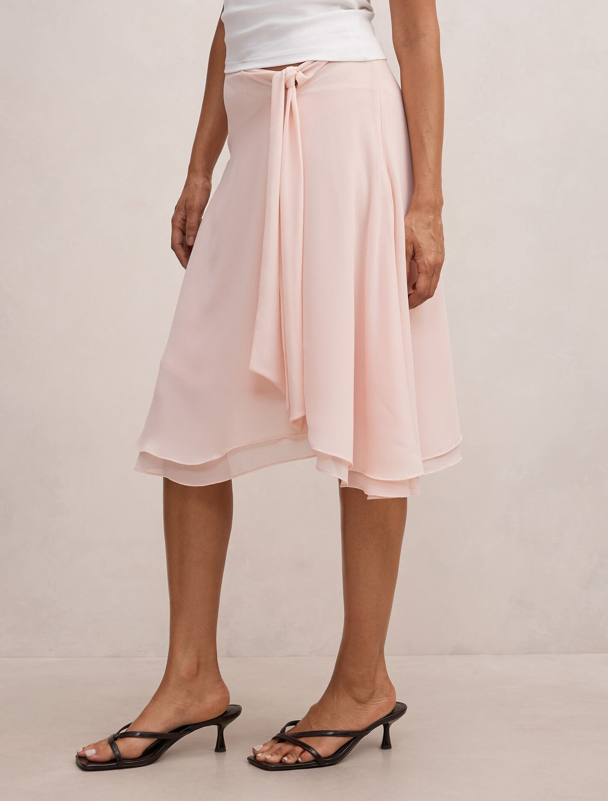 Rae Tie Midi Skirt Forever New
