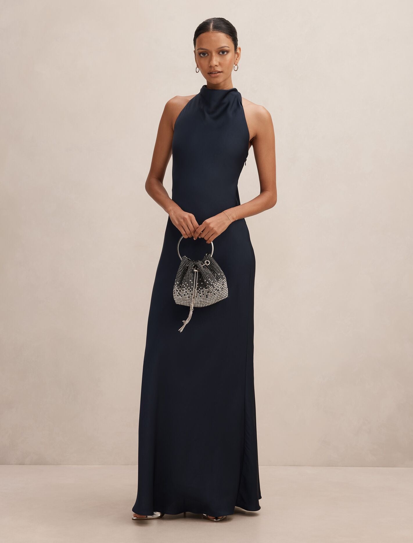 Clementine Petite Satin Maxi Dress Forever New