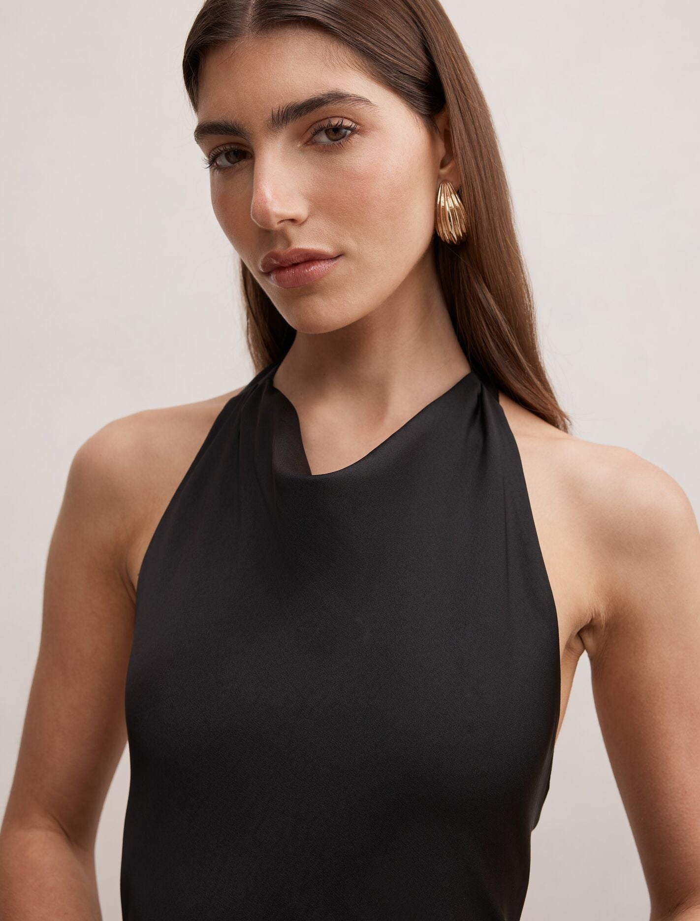Drew Halter Back Tie Maxi Dress Forever New