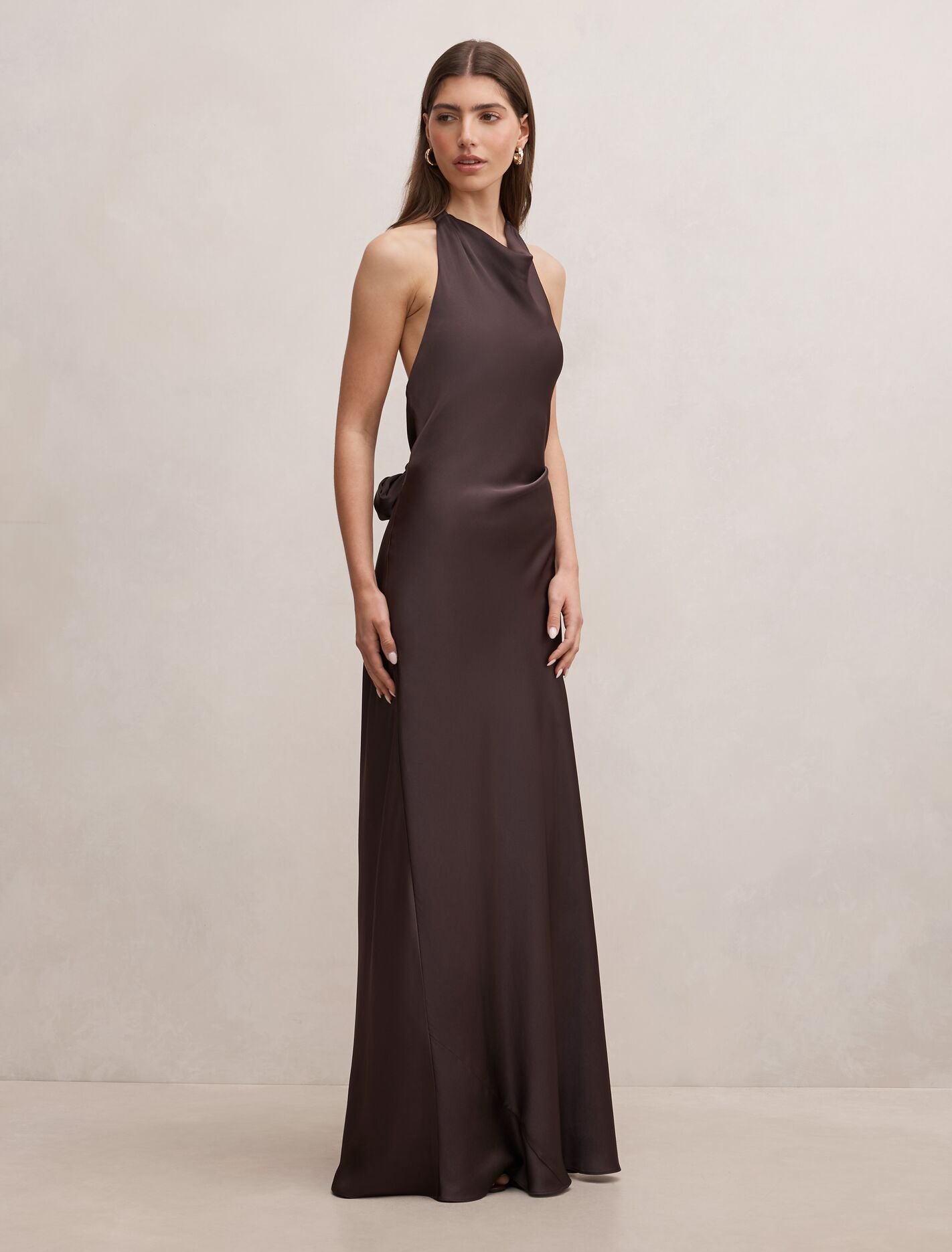 Drew Halter Back Tie Maxi Dress Forever New