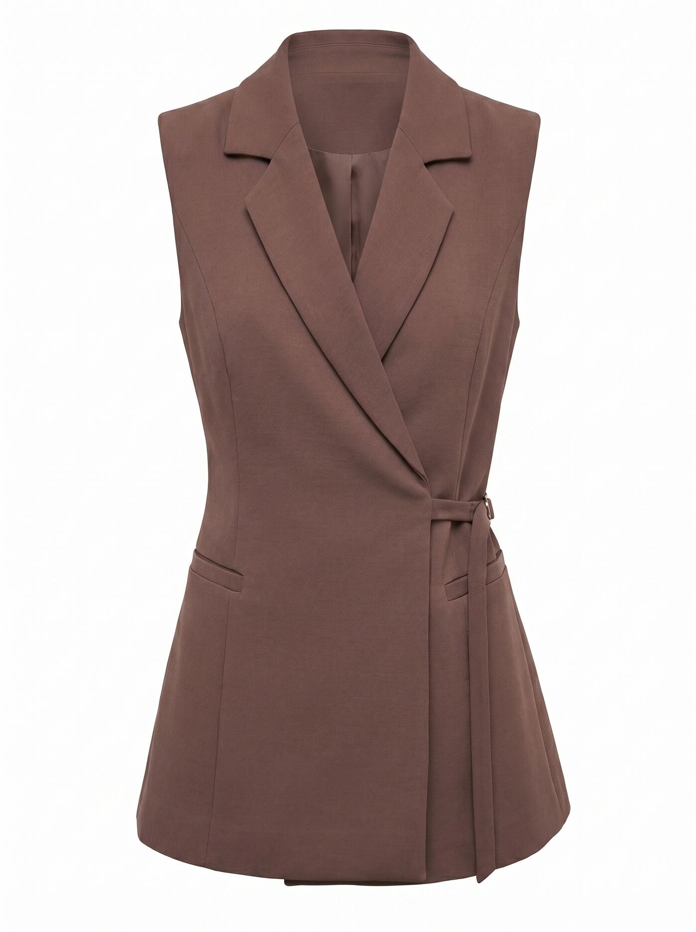 Demi Tie Sleeveless Blazer