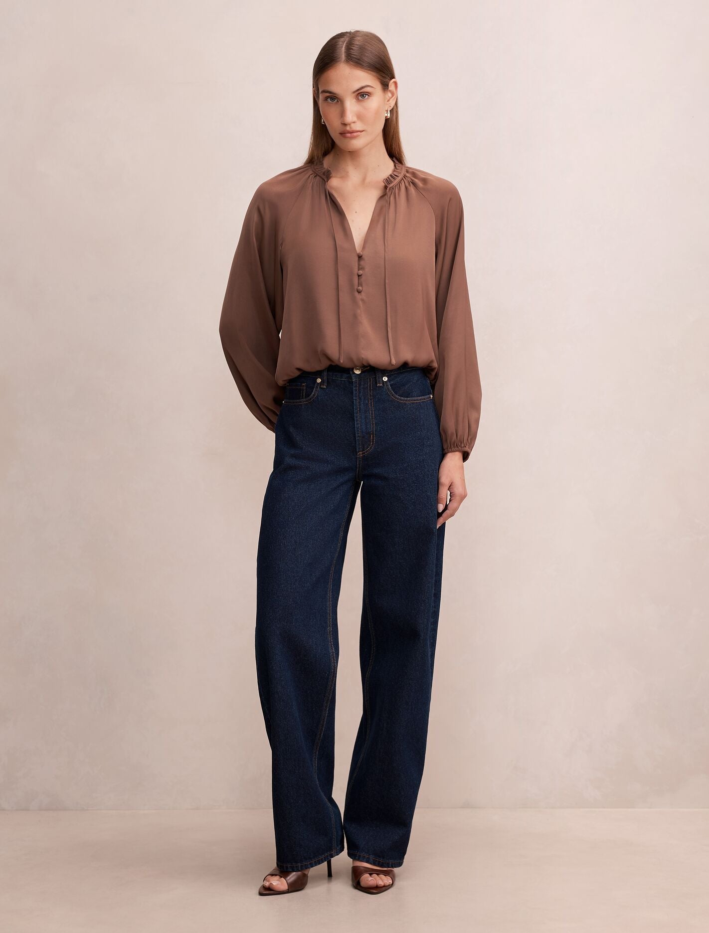 Rowan Bubble Hem Blouse