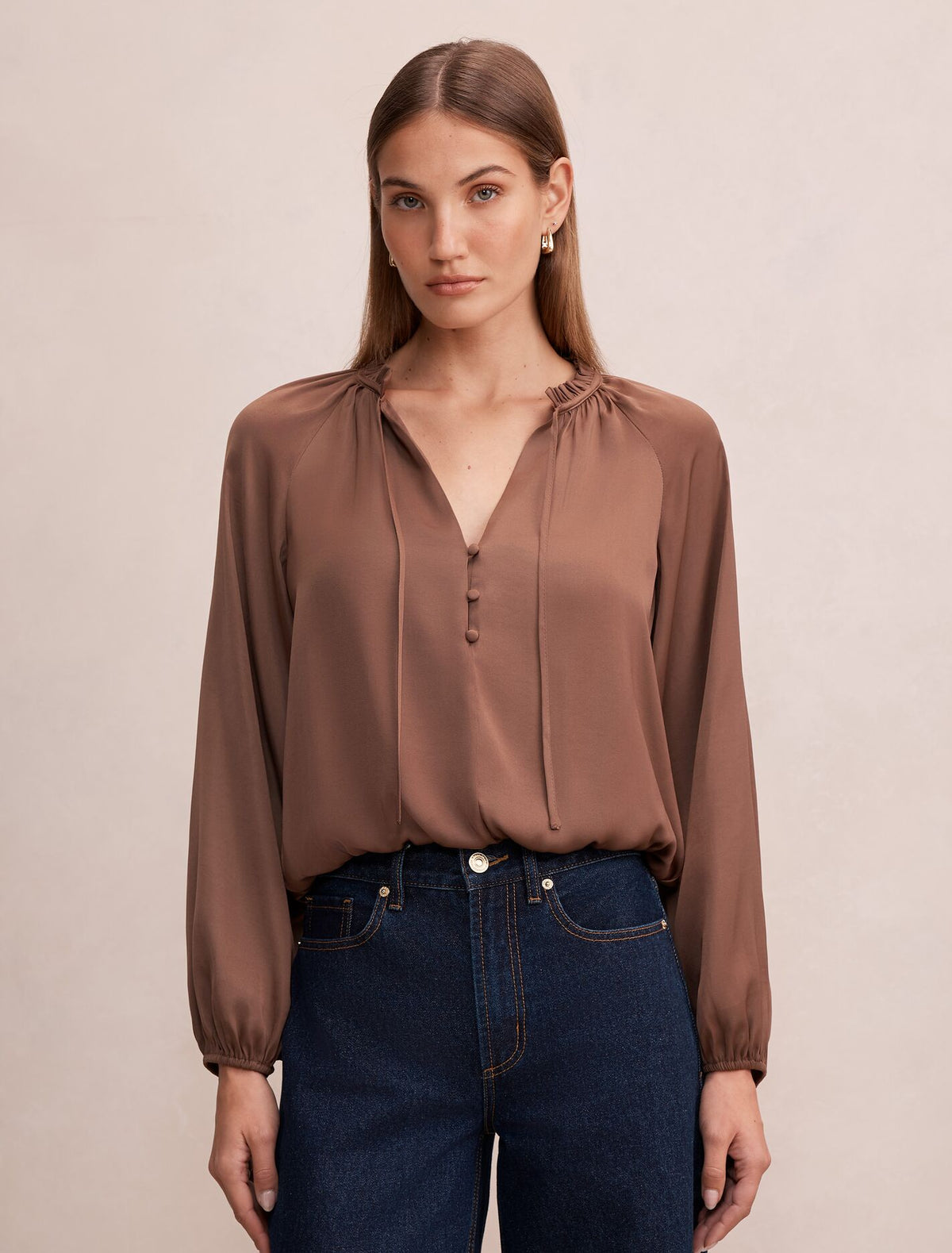 Rowan Bubble Hem Blouse