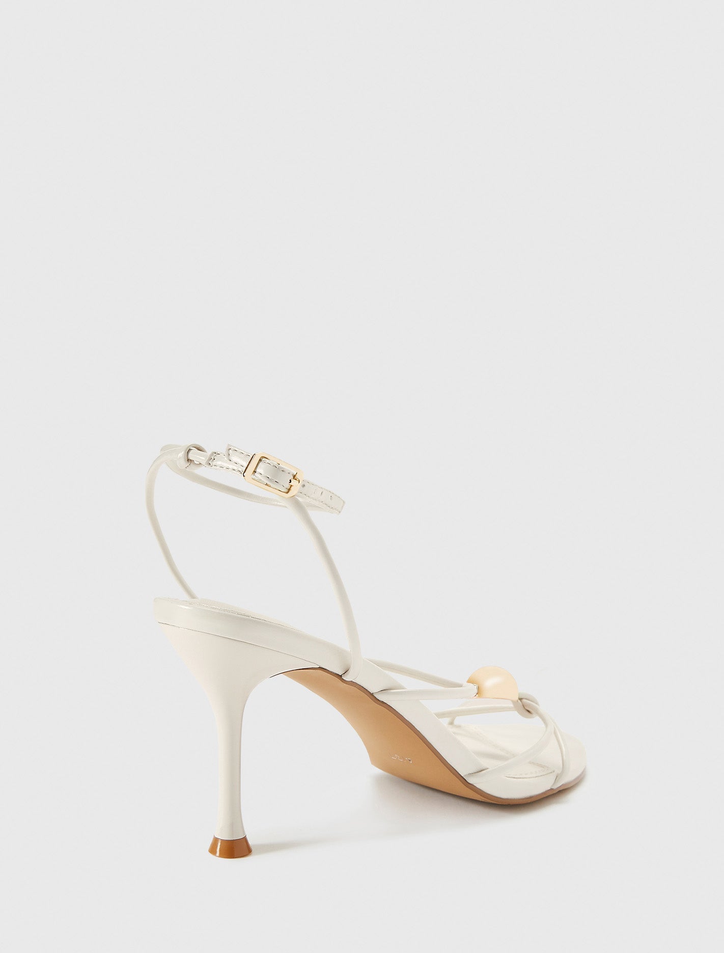 Summer Strappy Metal Trimmed Heeled Sandal Forever New