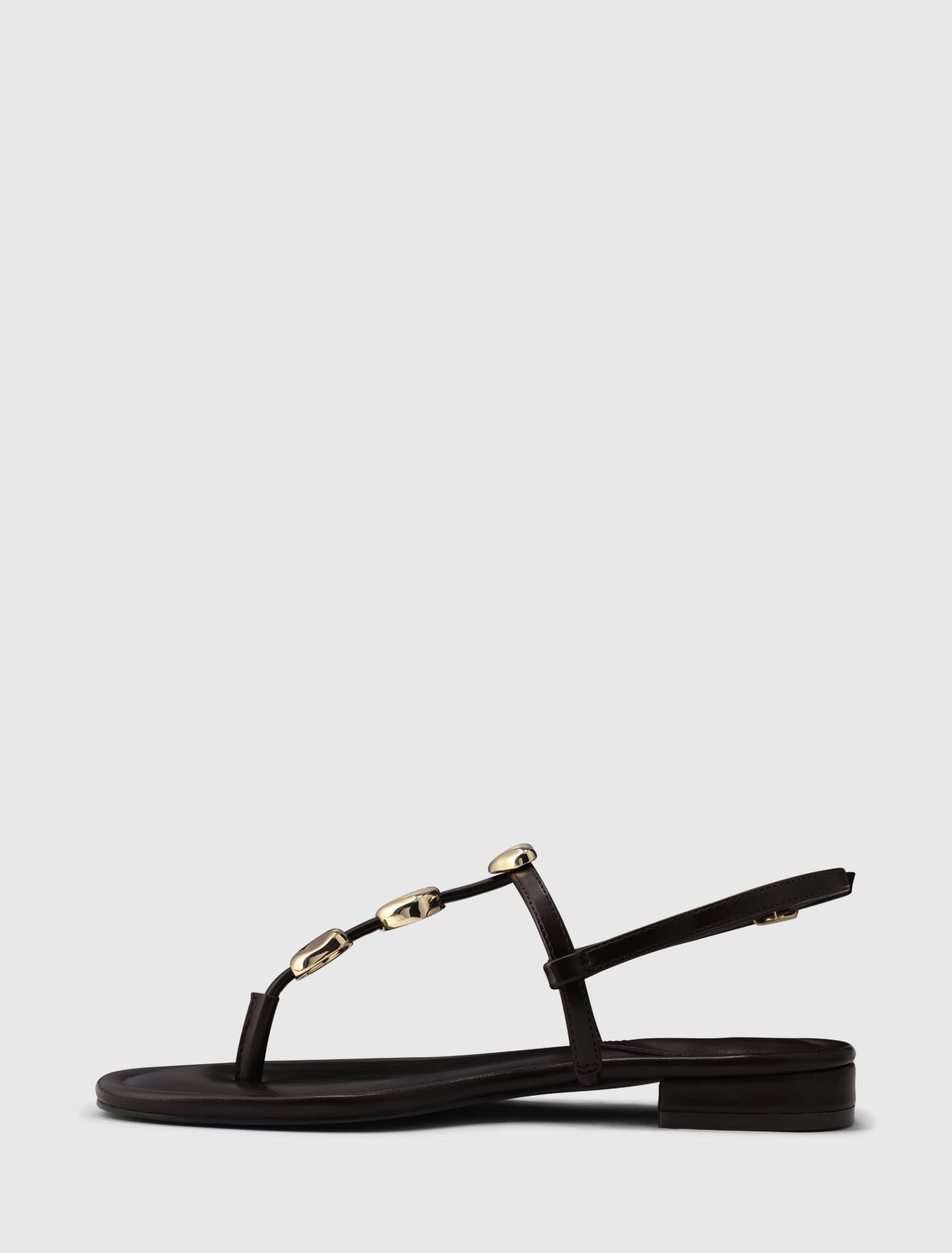 Fiona 2 Irregular Shaped Trim Flat Sandal Forever New