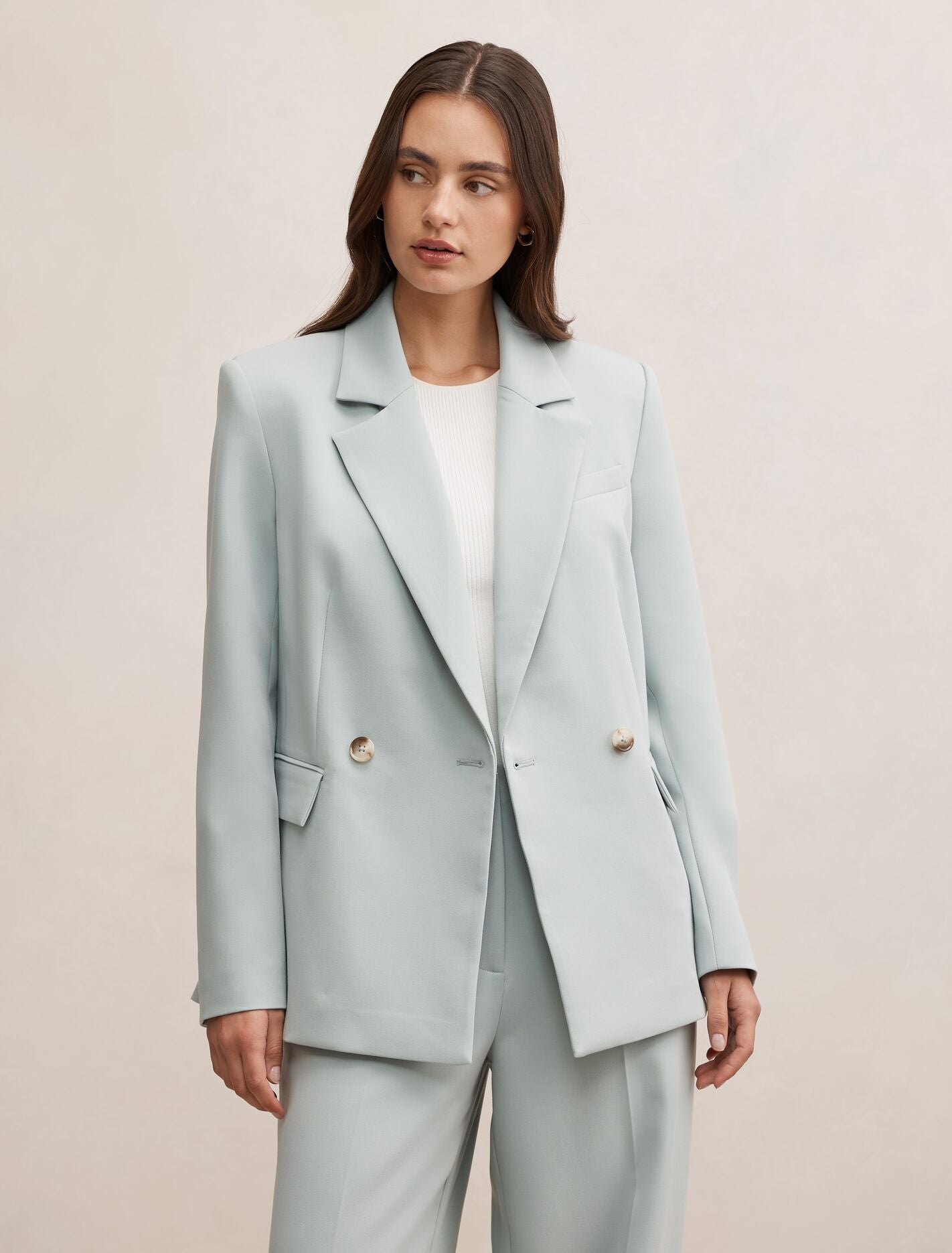 Lee Double Breasted Blazer Forever New