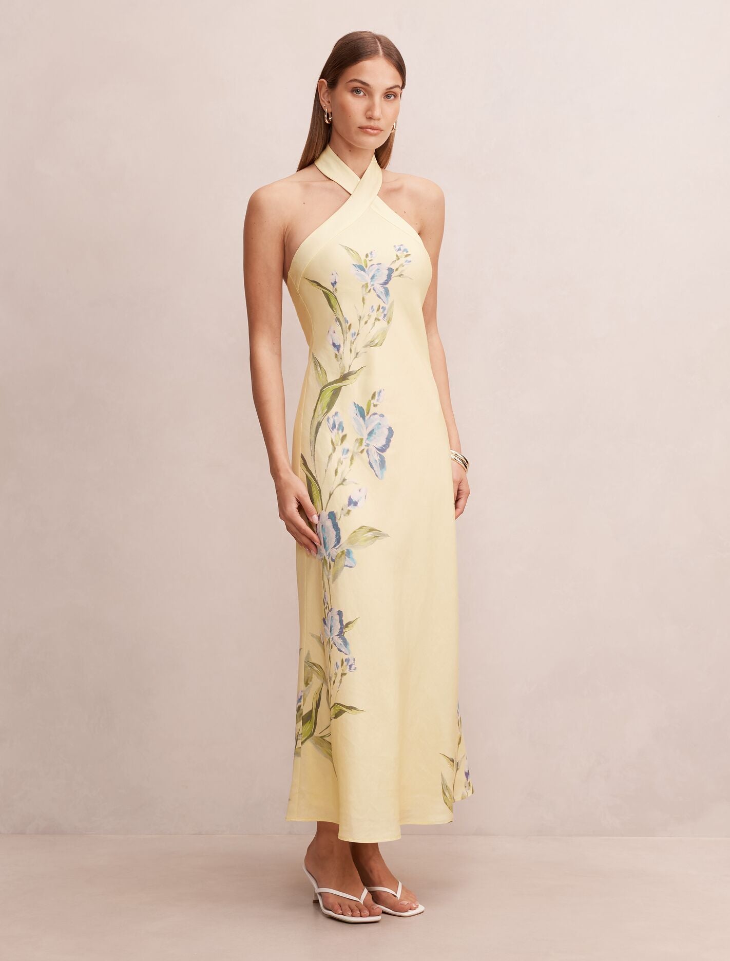 Tabitha Halter Neck Midi Dress