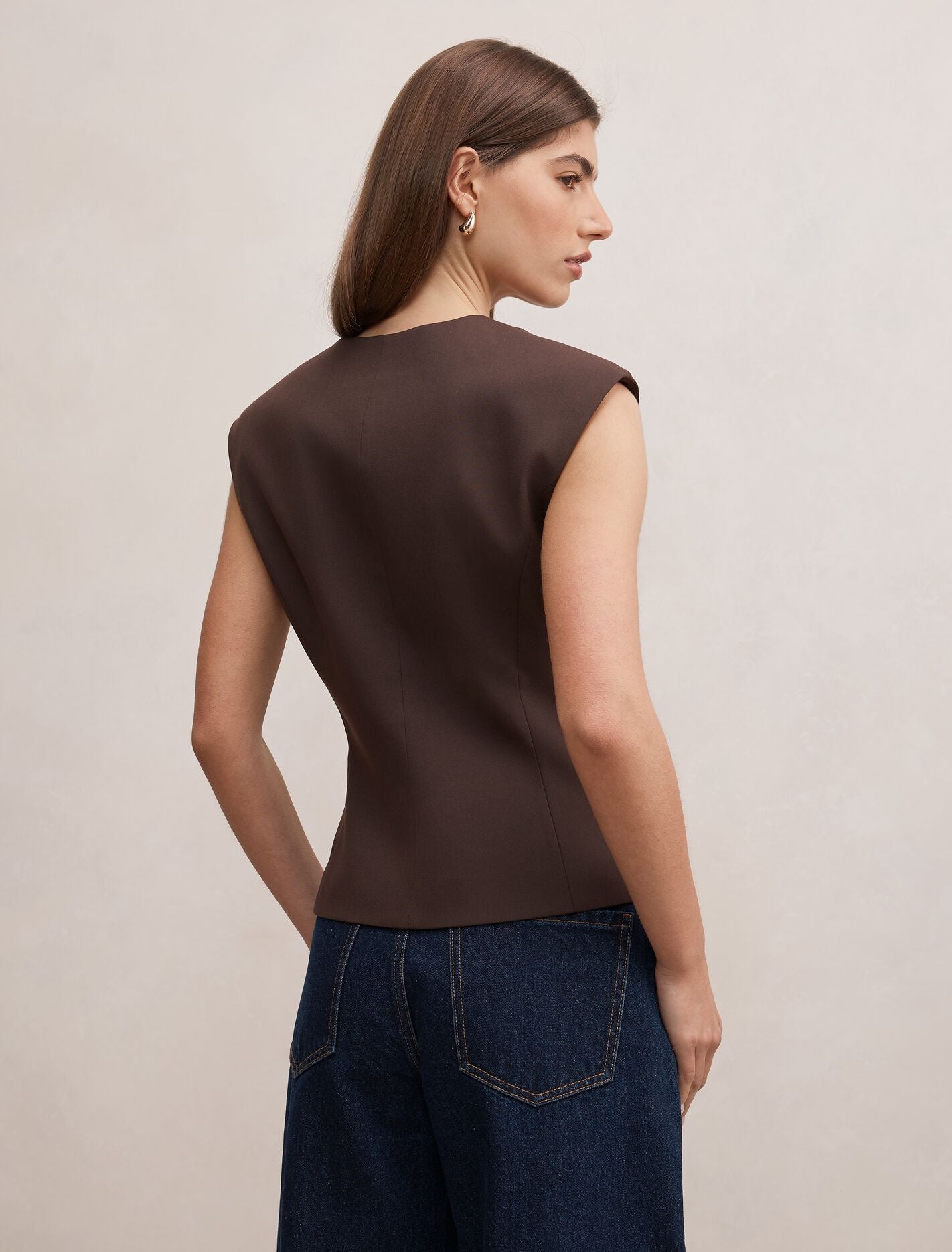 Orla Sleeveless Blazer Forever New