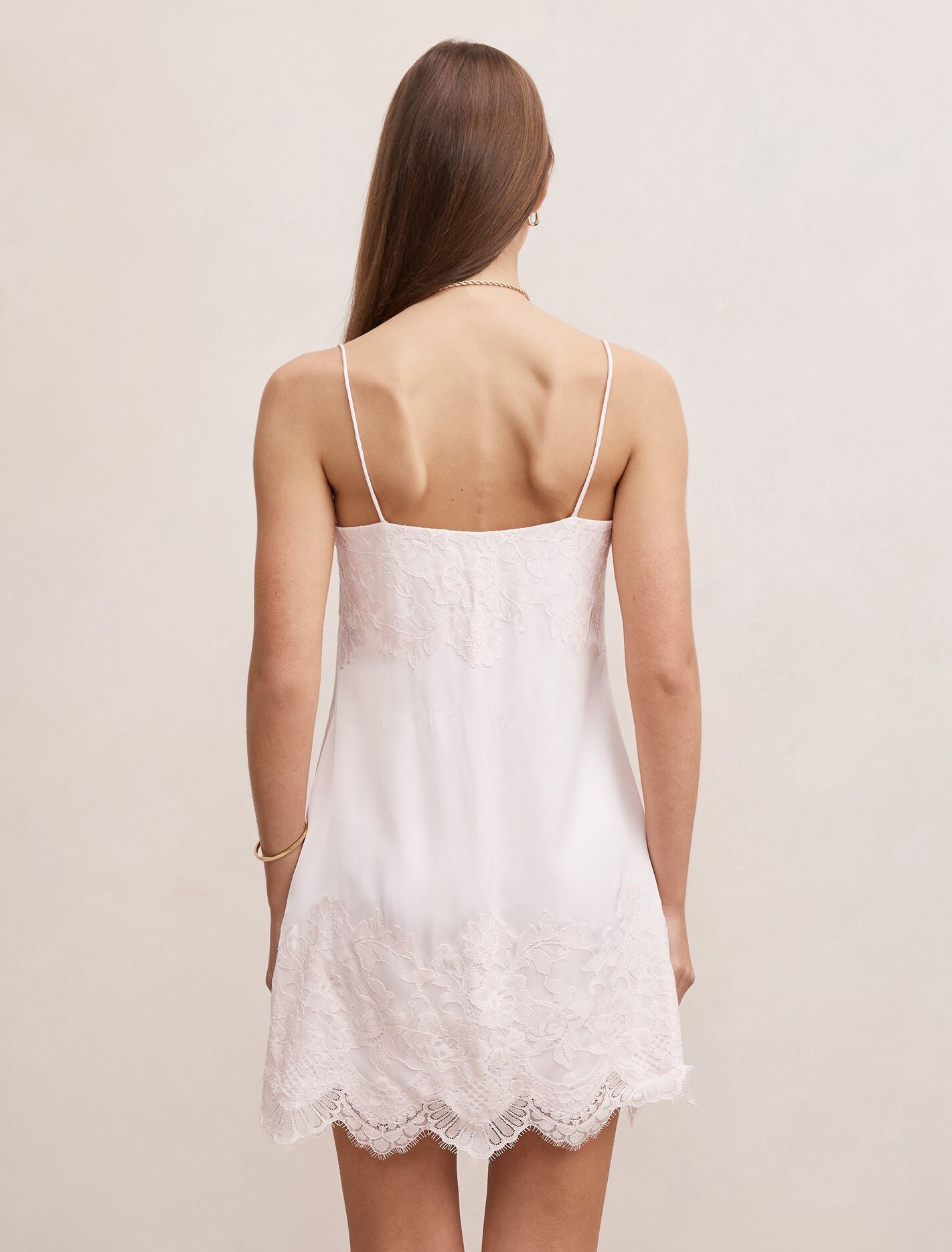 Haven Lace Trim Mini Dress Forever New