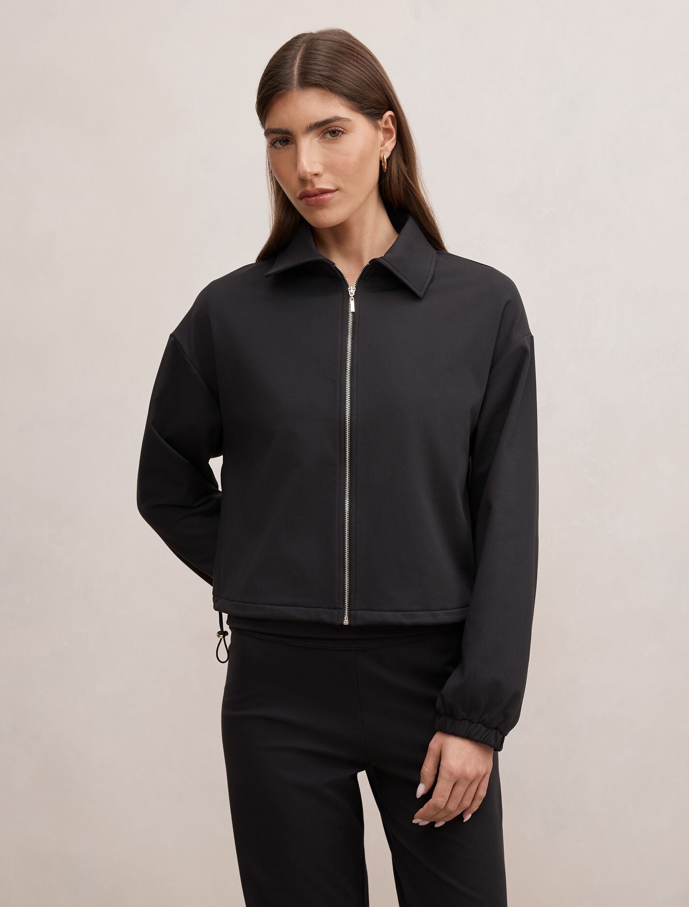 Willow Drawcord Jacket Black Forever New
