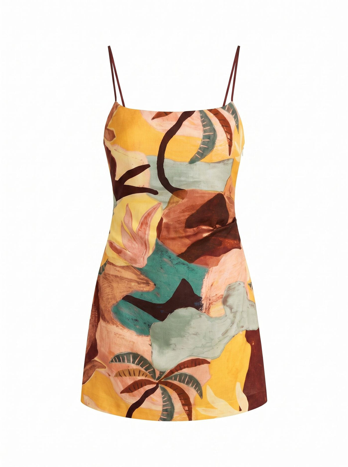 Mel Strappy Linen Mini Dress Forever New