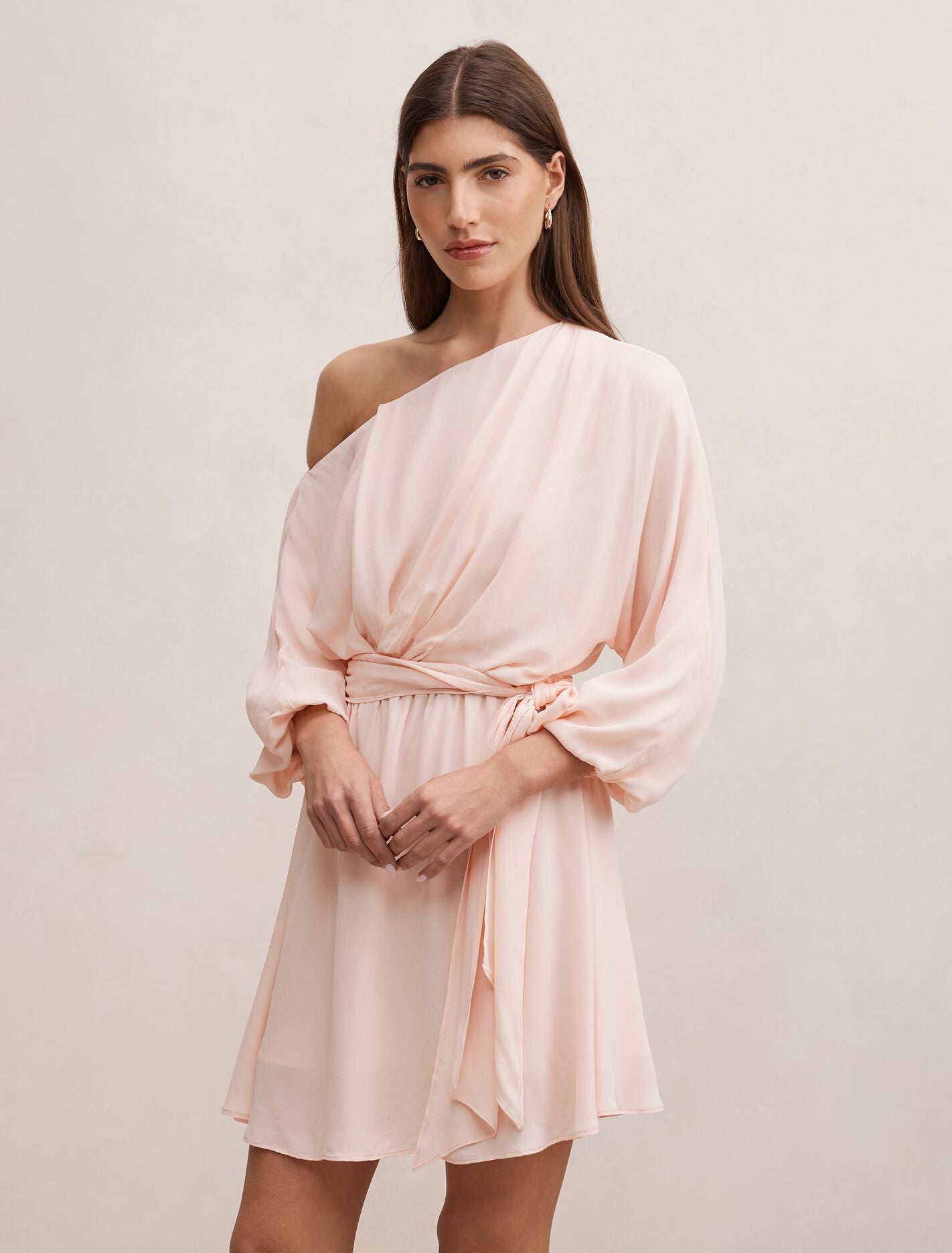 Samantha Tipped Draped Mini Dress Forever New