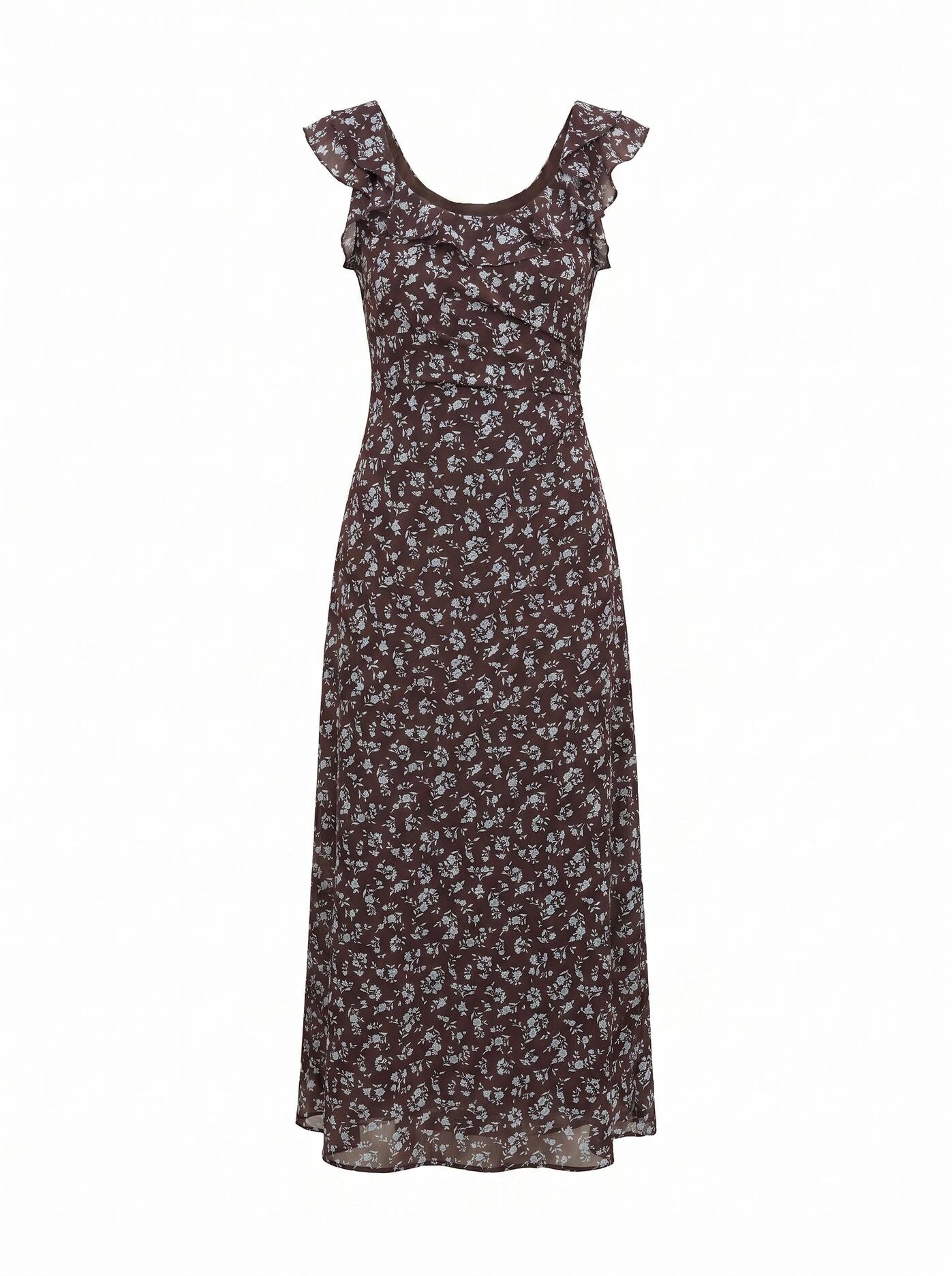 Paige Ruffle Midi Dress Forever New