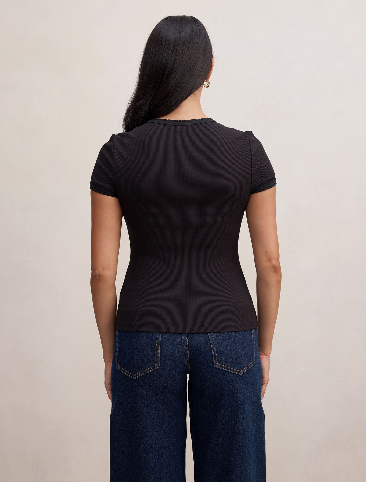 Rani Stitch Detail T-Shirt Forever New