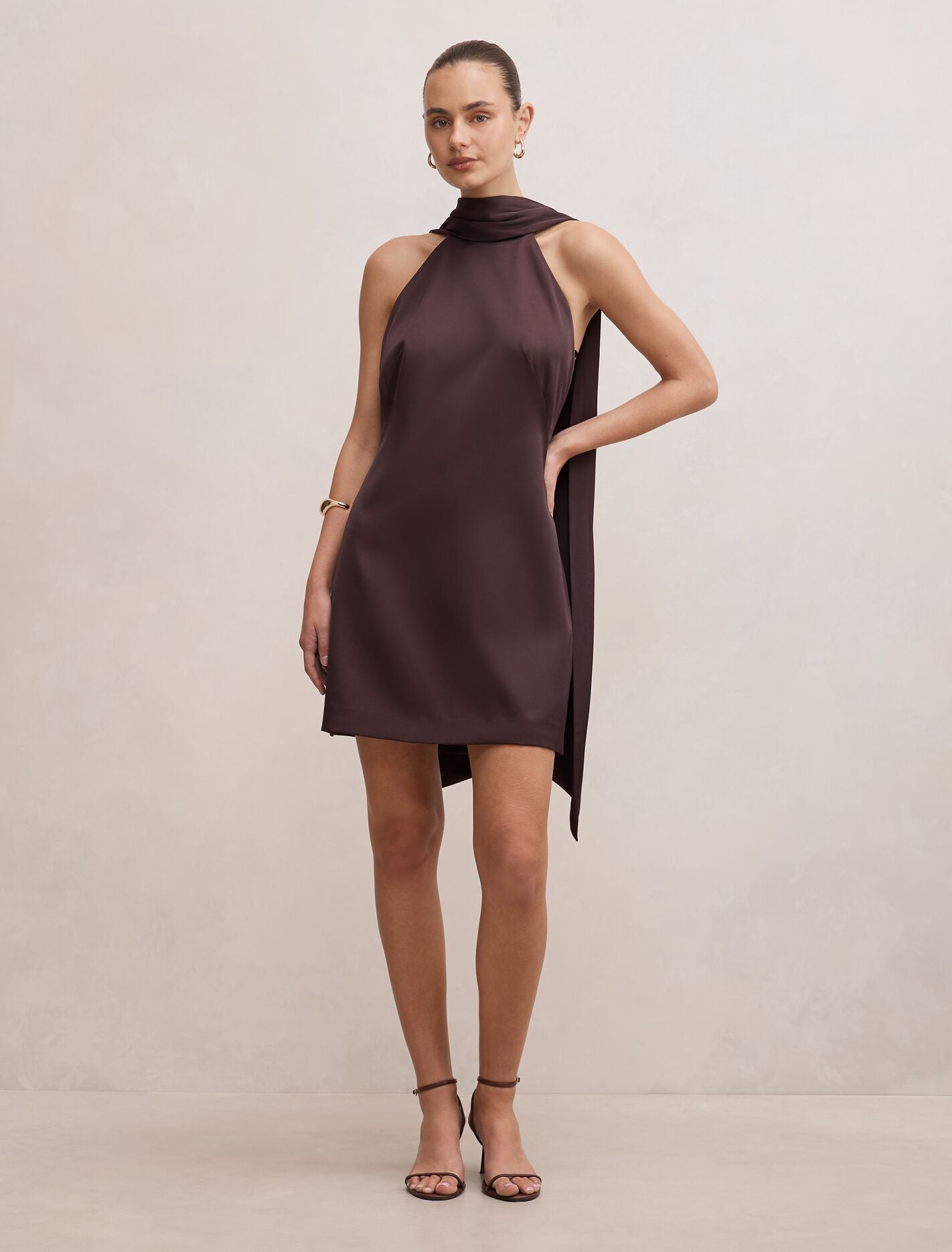 Rowena Mini Scarf Dress Forever New