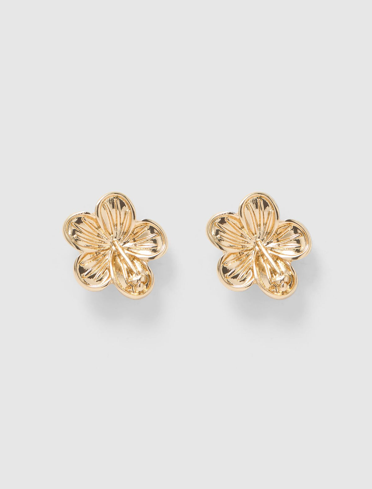 Moyra Metal Flower Stud Earrings 0 Gold Forever New