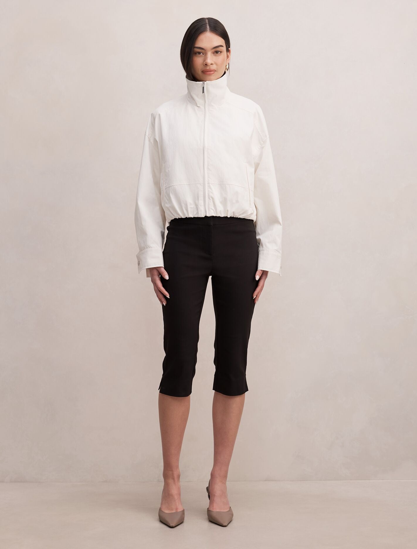 Brooke Funnel Neck Jacket Forever New