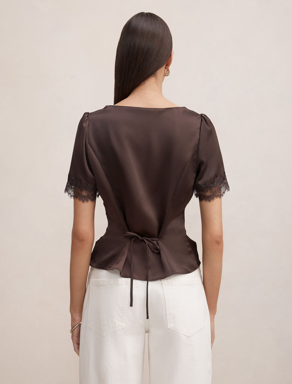Juliette Lace Trim Top Forever New