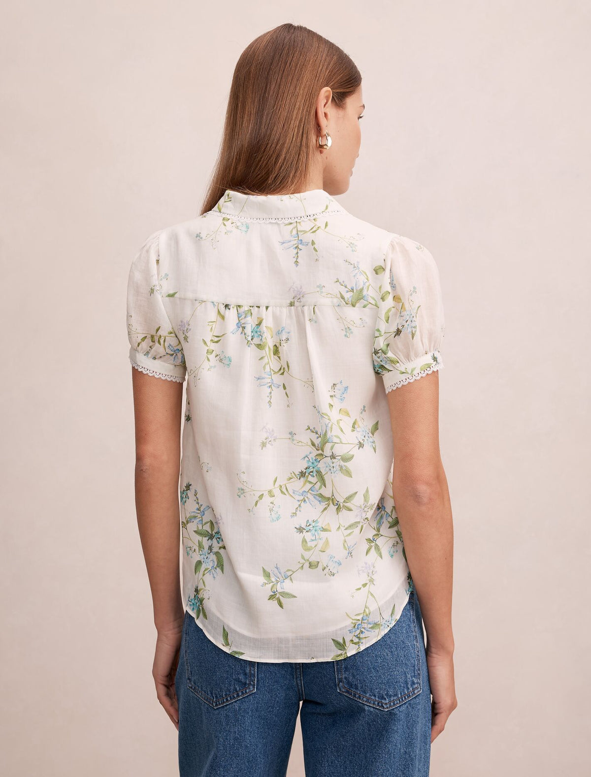 Posie Lace Detail Blouse Forever New
