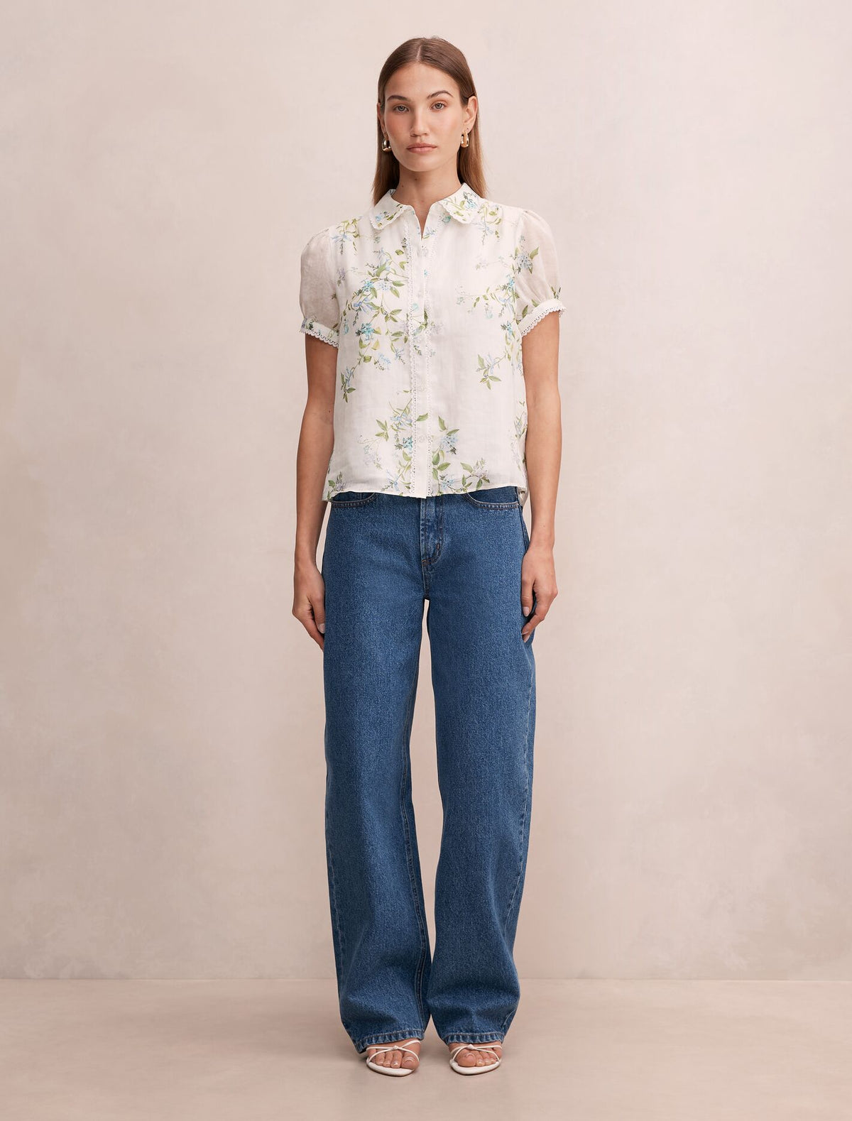 Posie Lace Detail Blouse Forever New