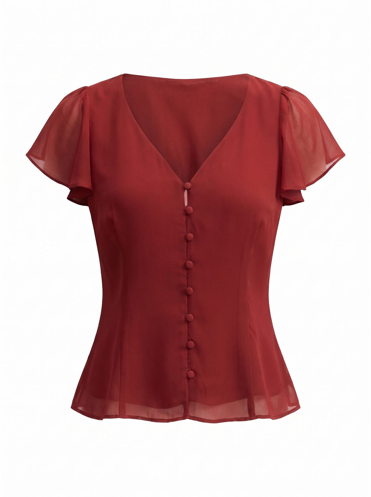 Pippa Flutter Sleeve Blouse Forever New