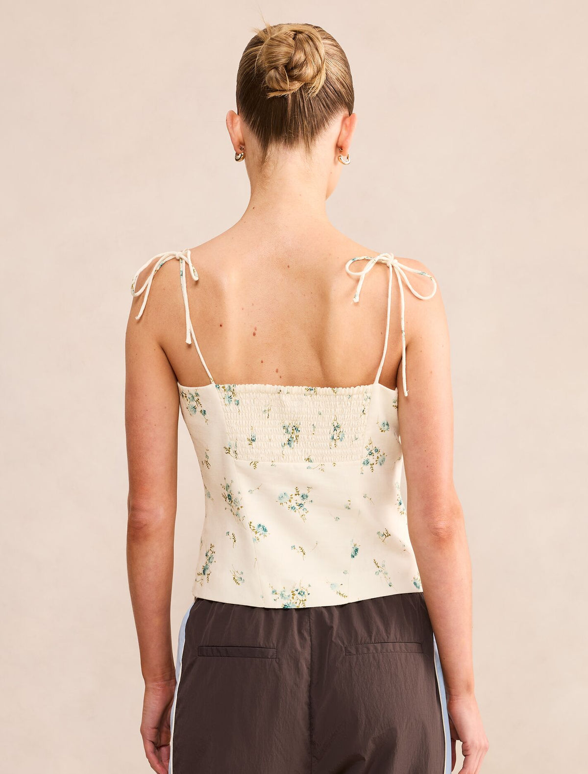 Effie Linen Corset Top Forever New