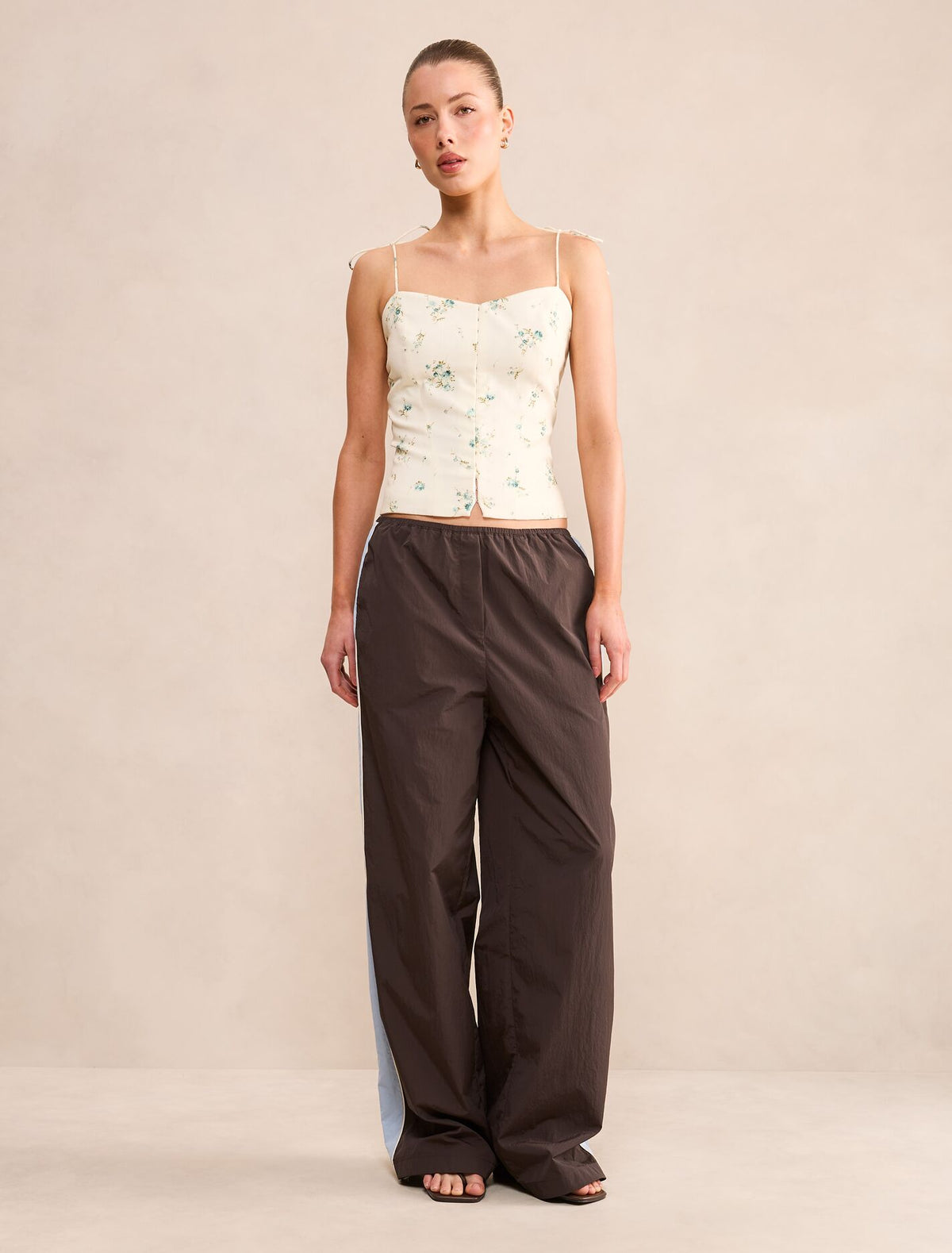 Effie Linen Corset Top Forever New