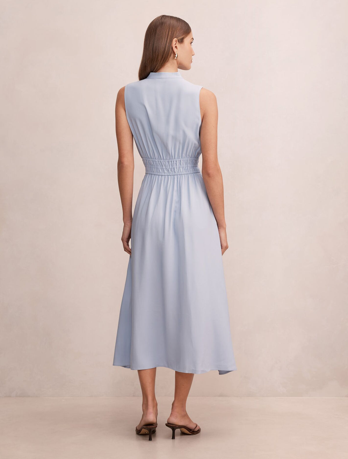 Laura Elastic Waist Midi Dress Forever New