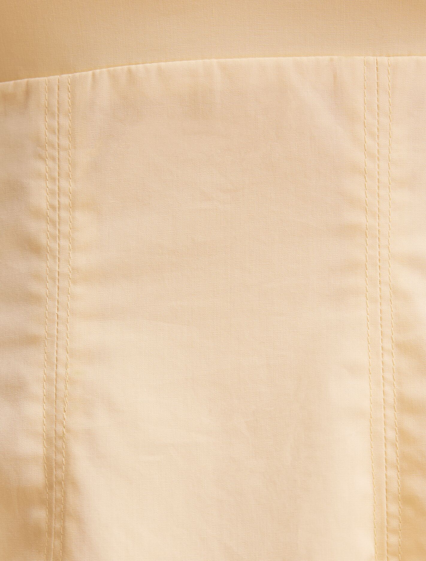 Chessy Seamed Cotton Midi Dress