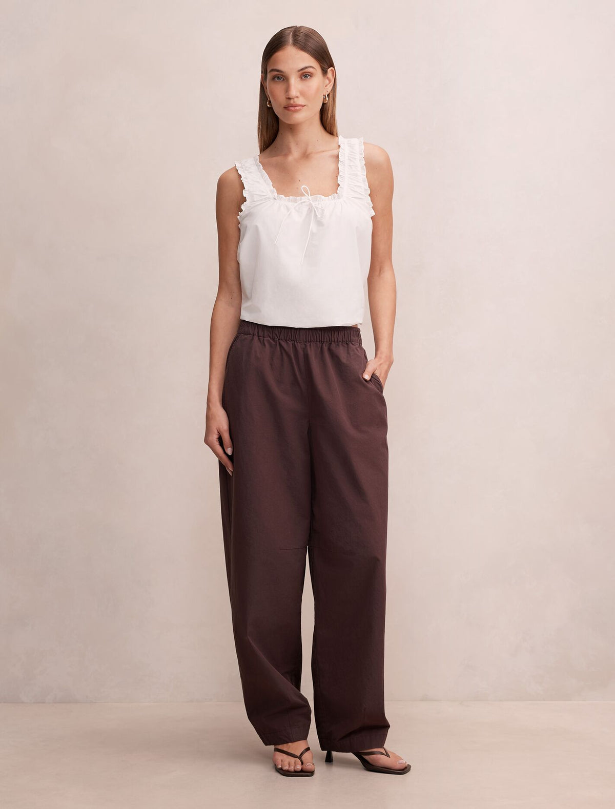 Rowan Barrel Leg Pants Forever New