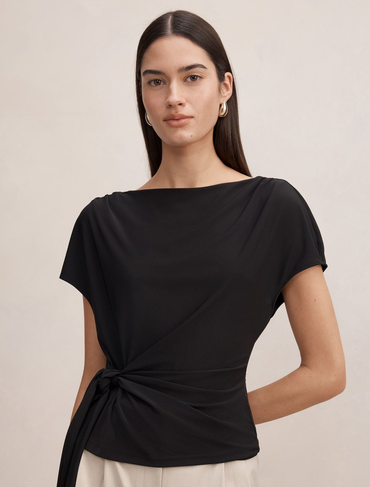Celine Tie Detail Top Forever New