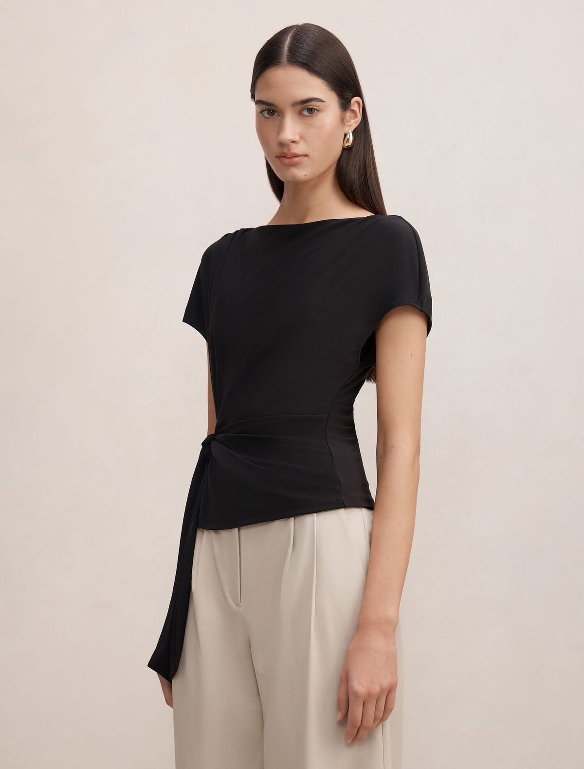 Celine Tie Detail Top Forever New