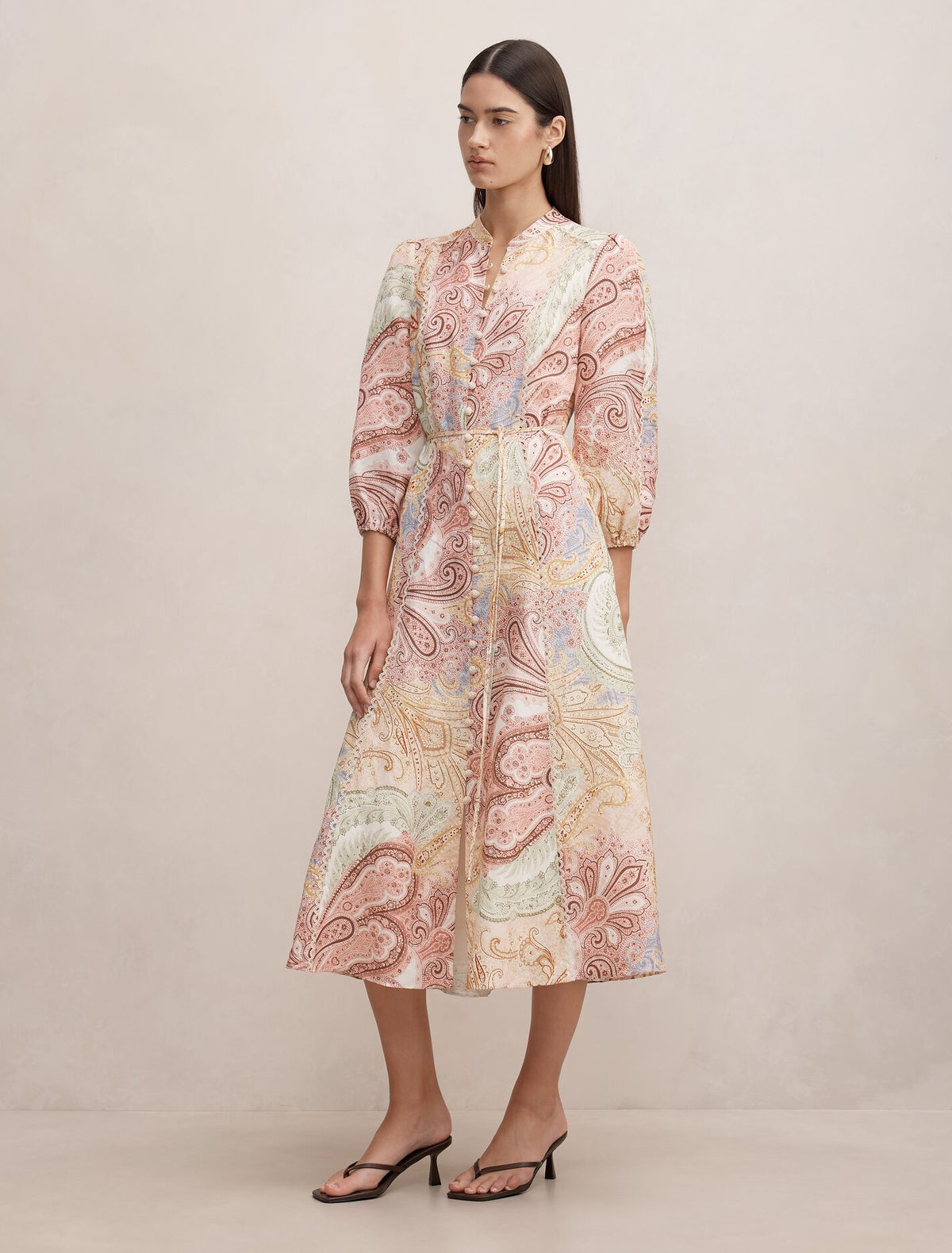 Halle Printed Midi Dress Forever New