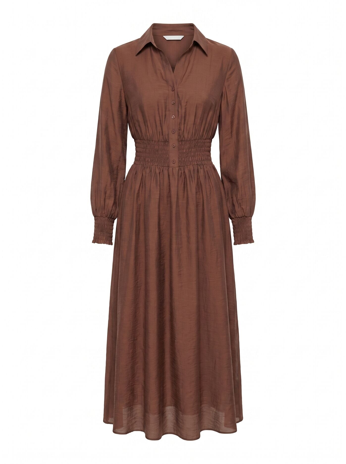 Elissa Shirred Waist Midi Dress Forever New