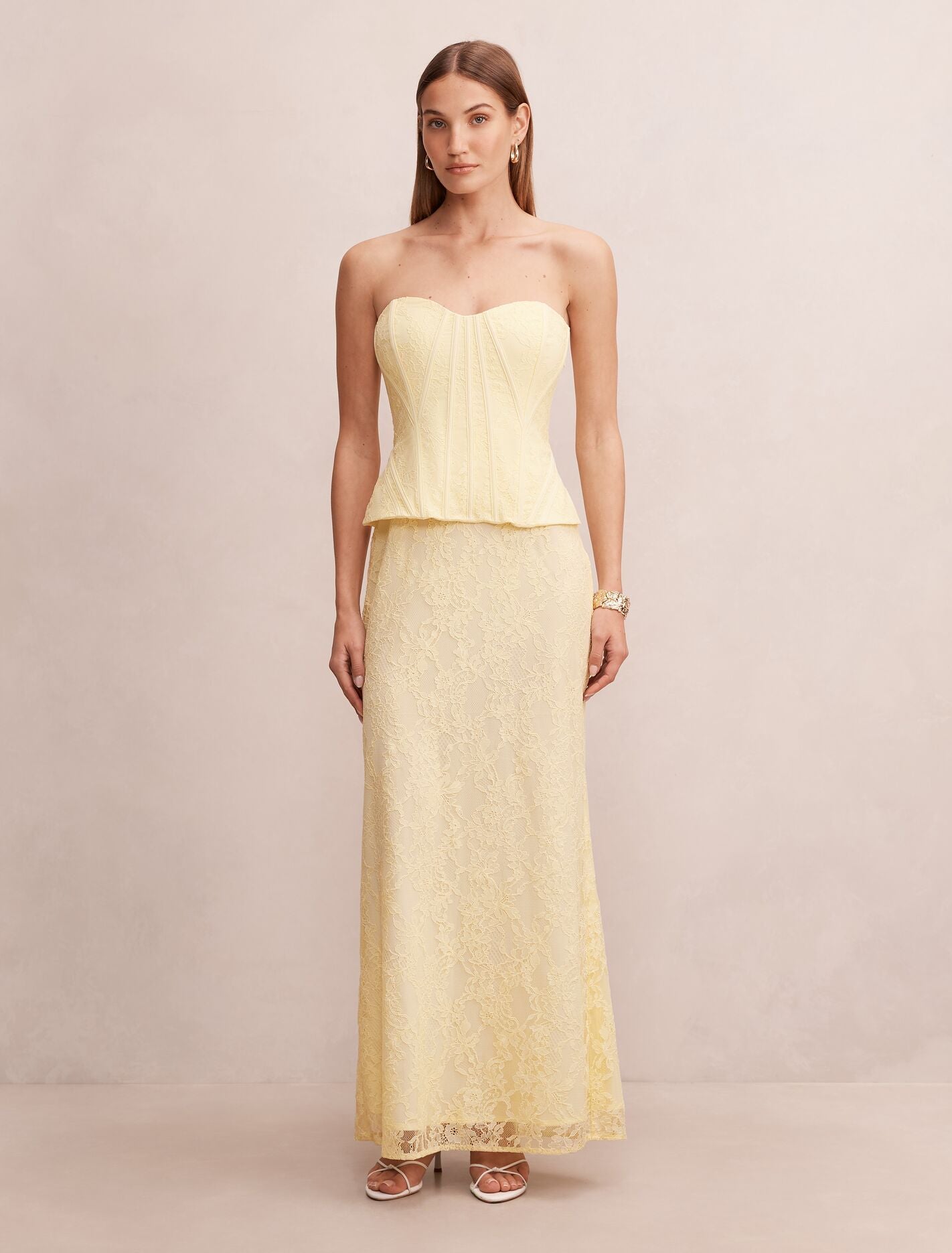 Myla Lace Corset Maxi Dress