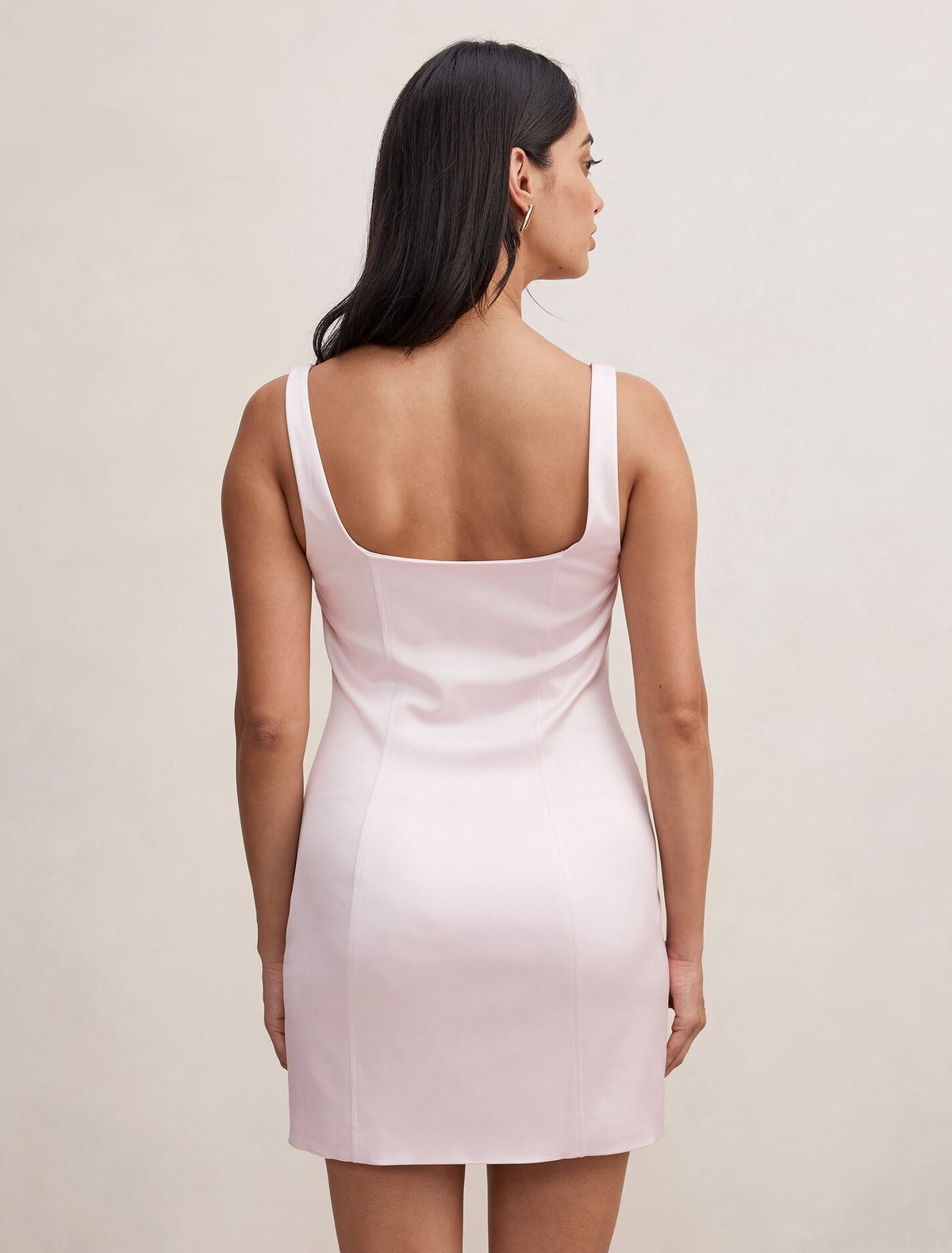 Giana Panelled Satin Mini Dress Forever New