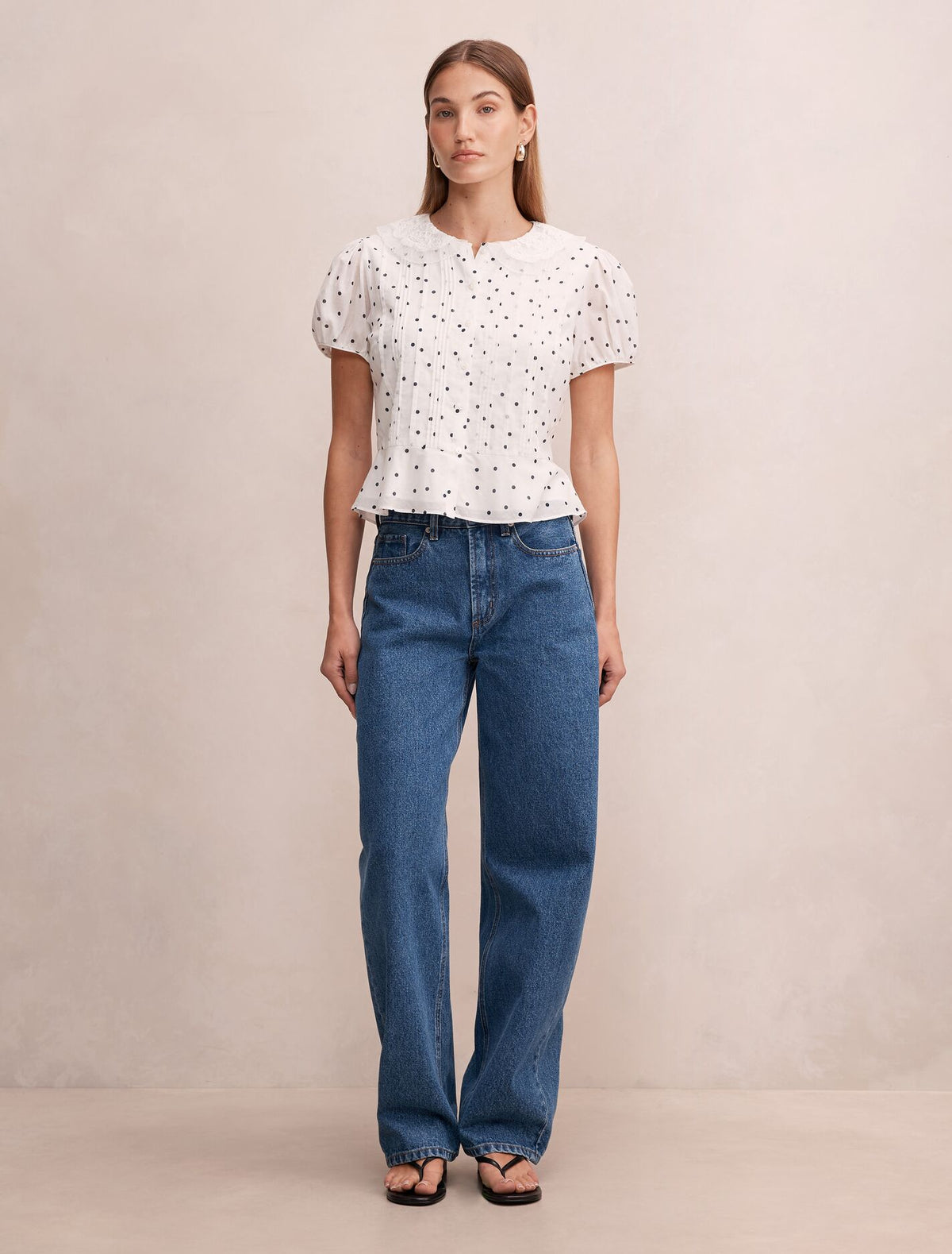 Cece Peplum Blouse Forever New