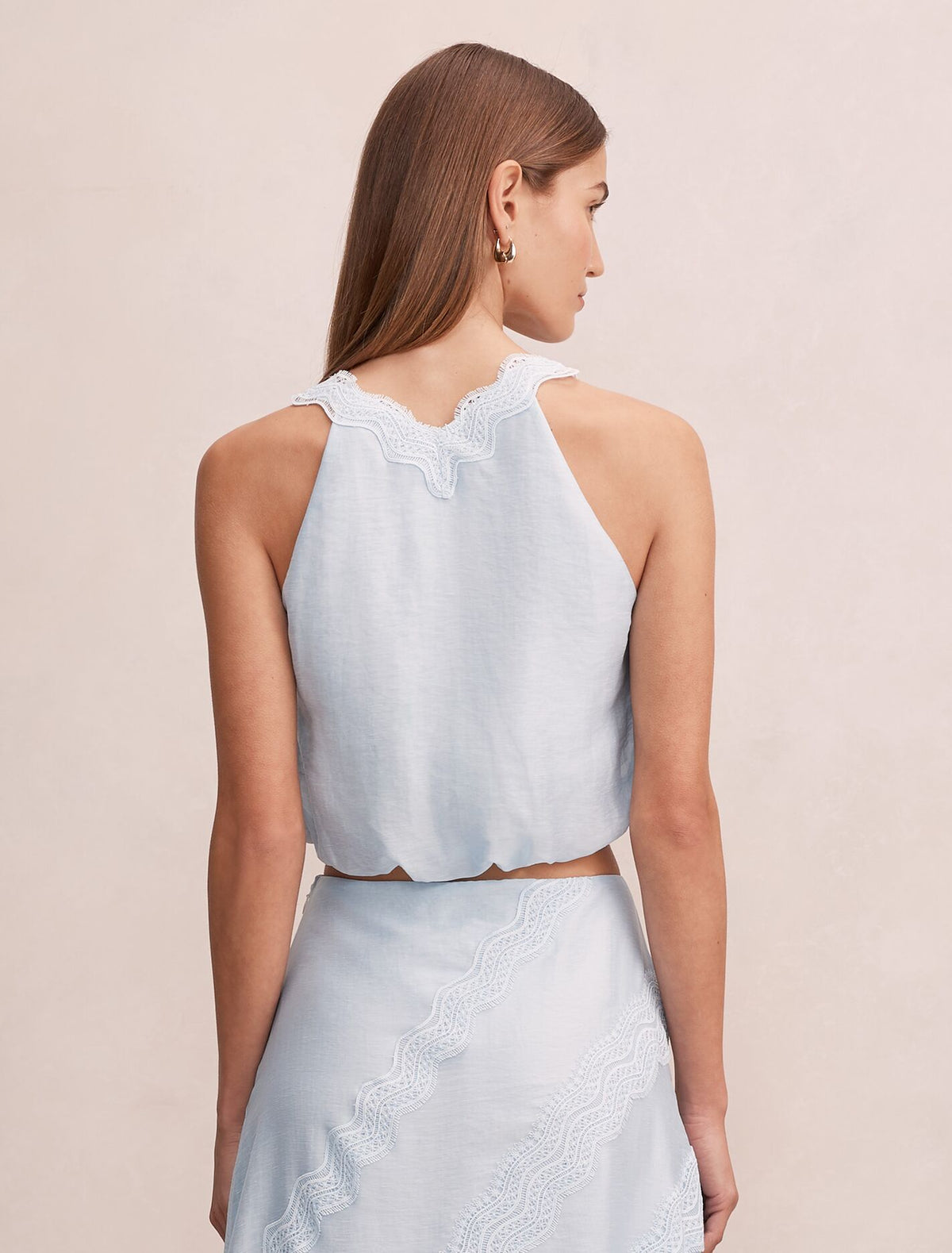 Maeve Lace Tie Top Forever New
