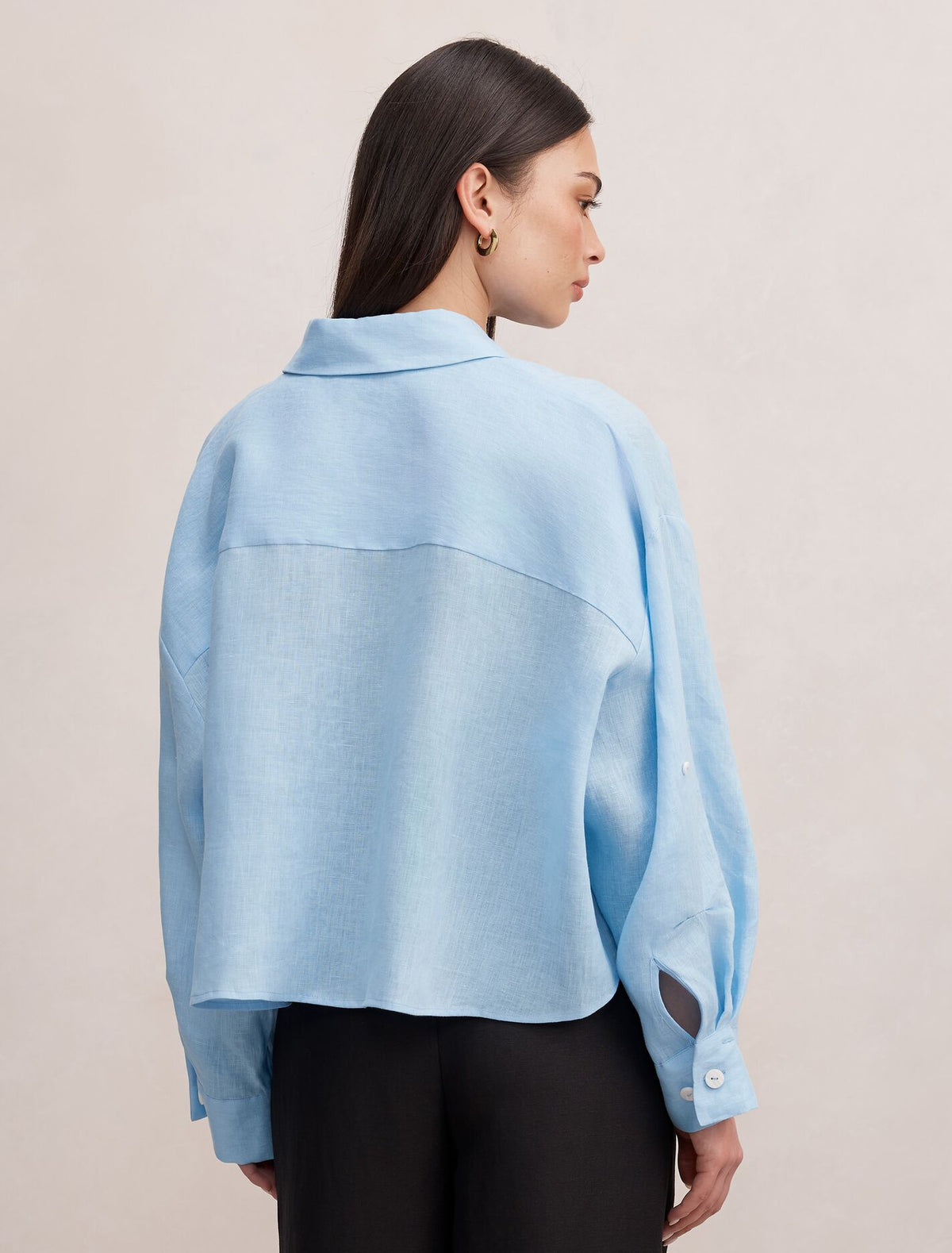 Bowie Cropped Shirt Forever New