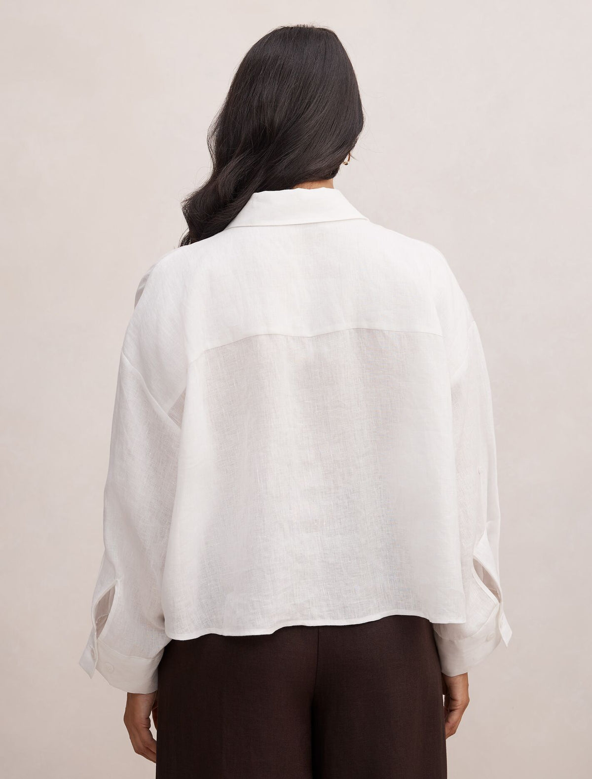Bowie Cropped Shirt Forever New