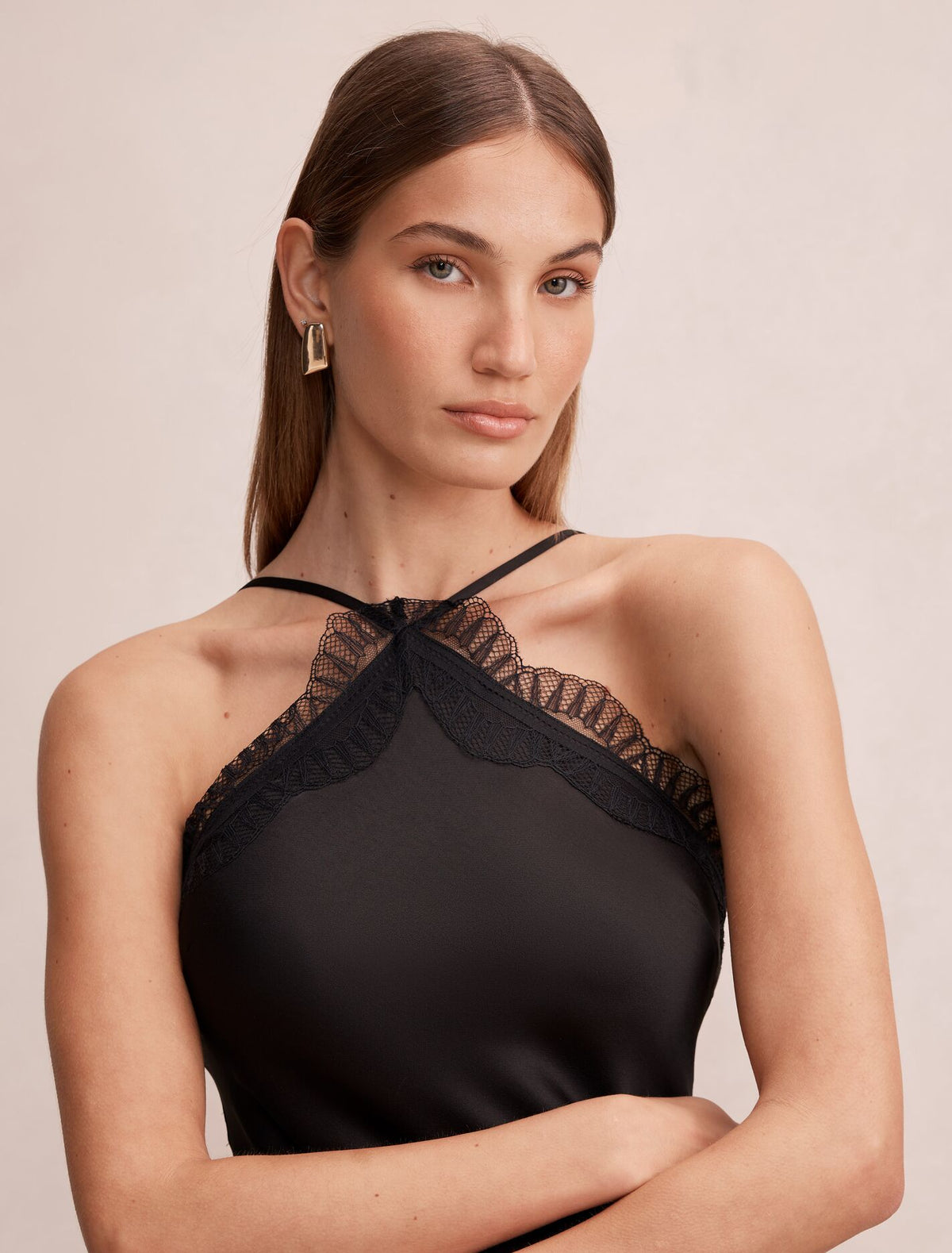 Cosette Lace Insert Maxi Dress Forever New