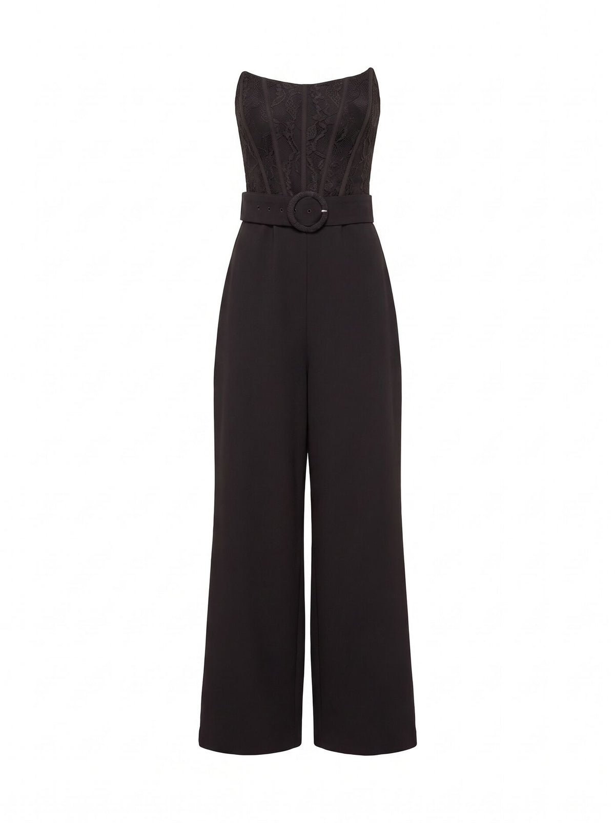 Ivy Petite Strapless Lace Jumpsuit Forever New