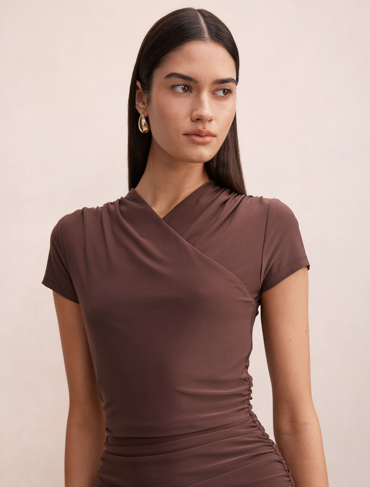 Juliette Cross Over Mini Dress