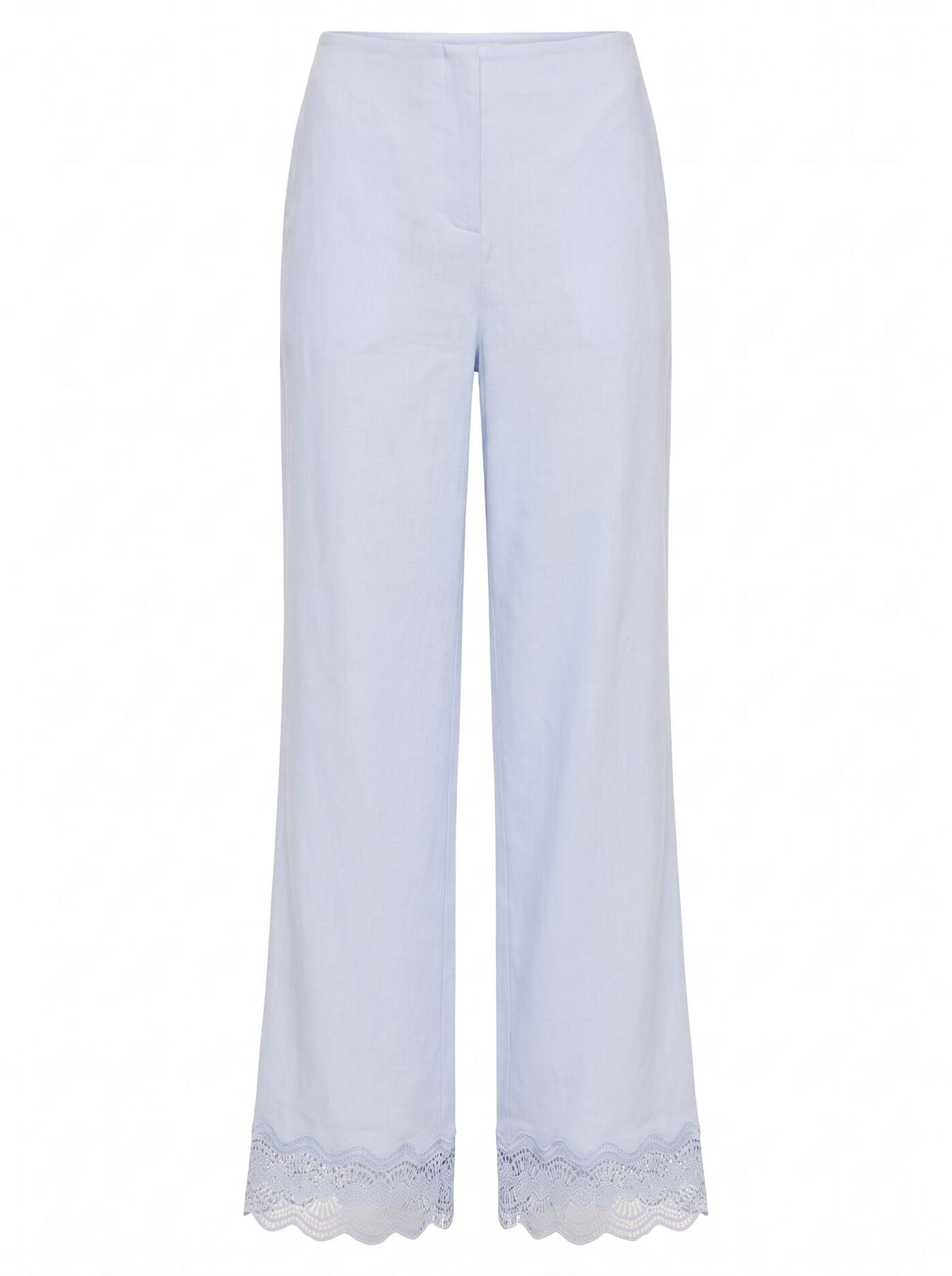 Freya Lace Trim Linen Pants Forever New