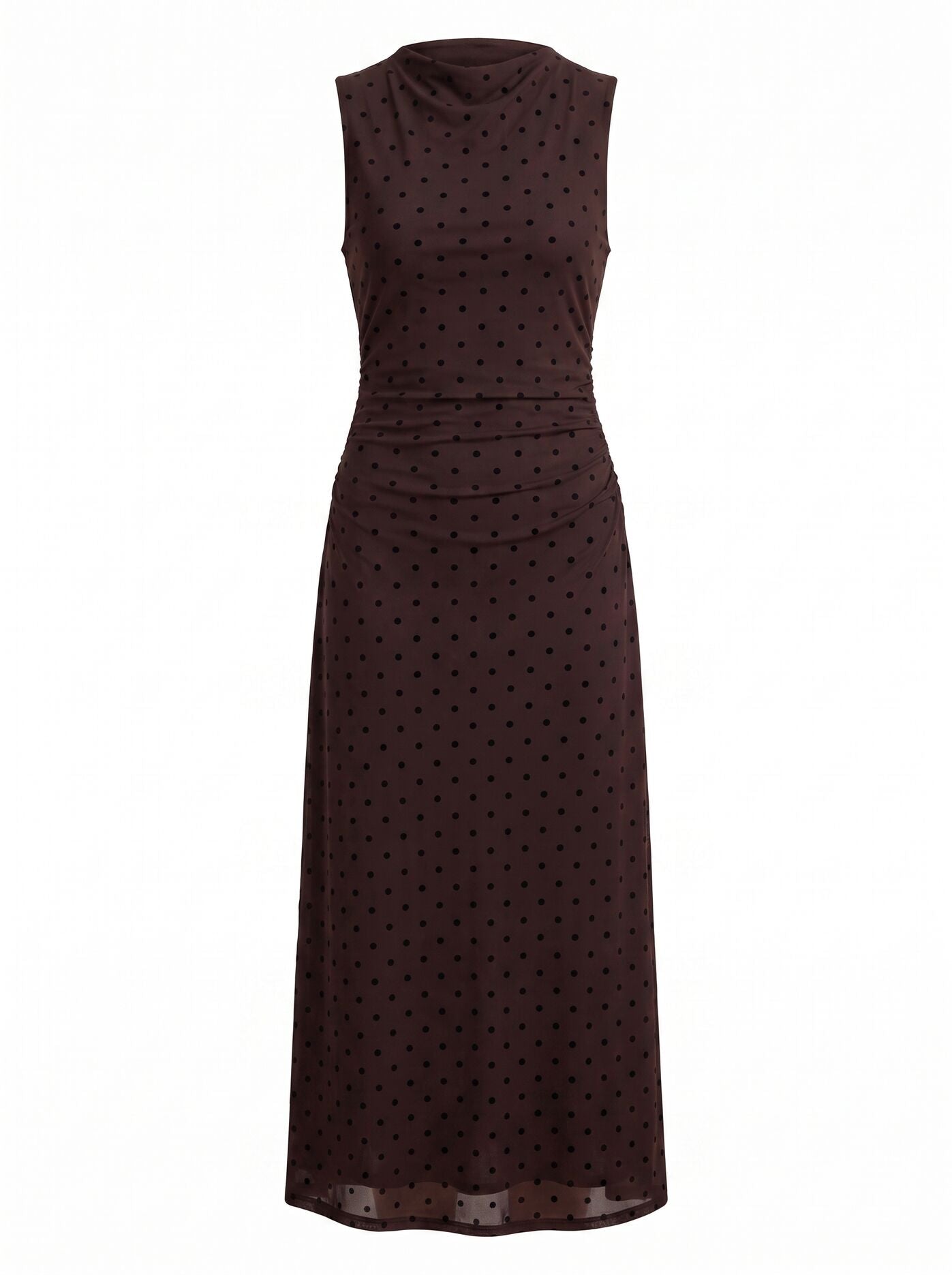 Allegra Spot Mesh Midi Dress Forever New
