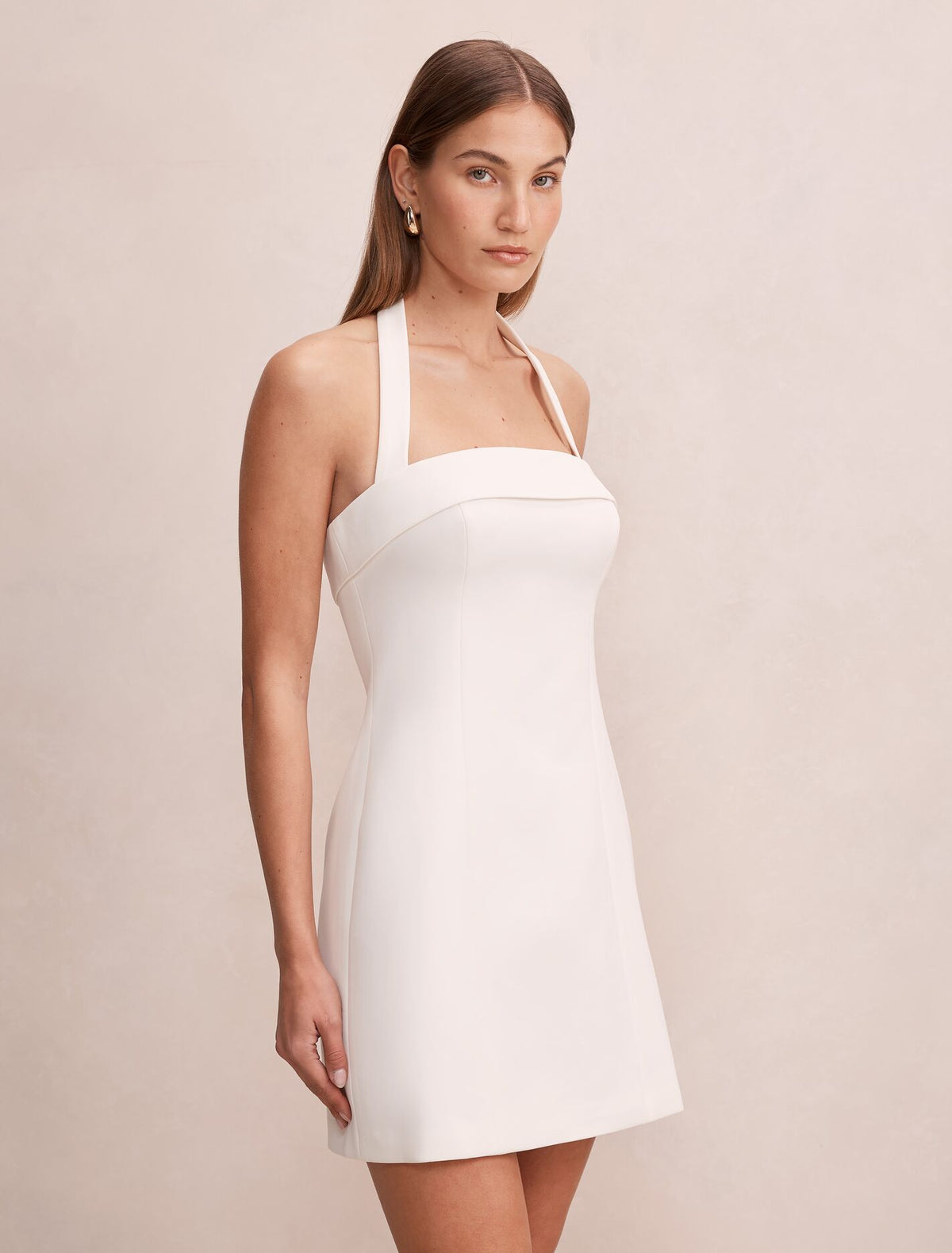 Shelly Halter Mini Dress Forever New