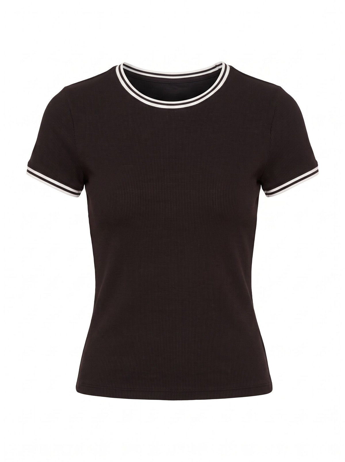 Rosie Tipped Trim Short Sleeve T-Shirt Forever New