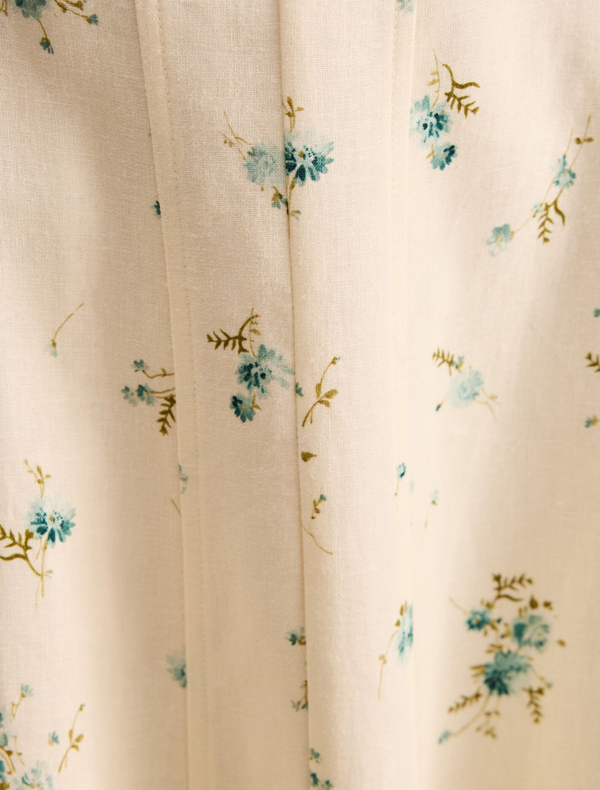 Sallie Tie Front Linen Midi Dress