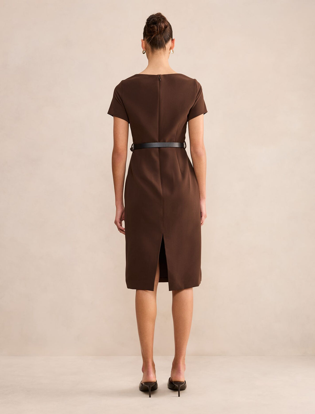 Georgina Knee Length Midi Dress Forever New