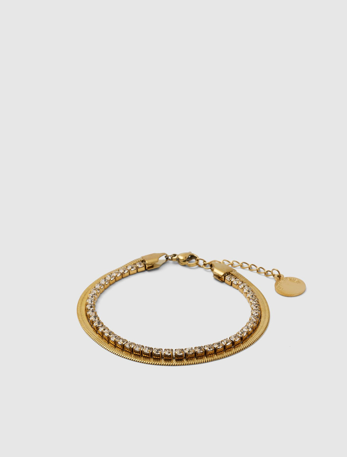 Lydia Waterproof Layered Bracelets 0 Gold Plated Forever New